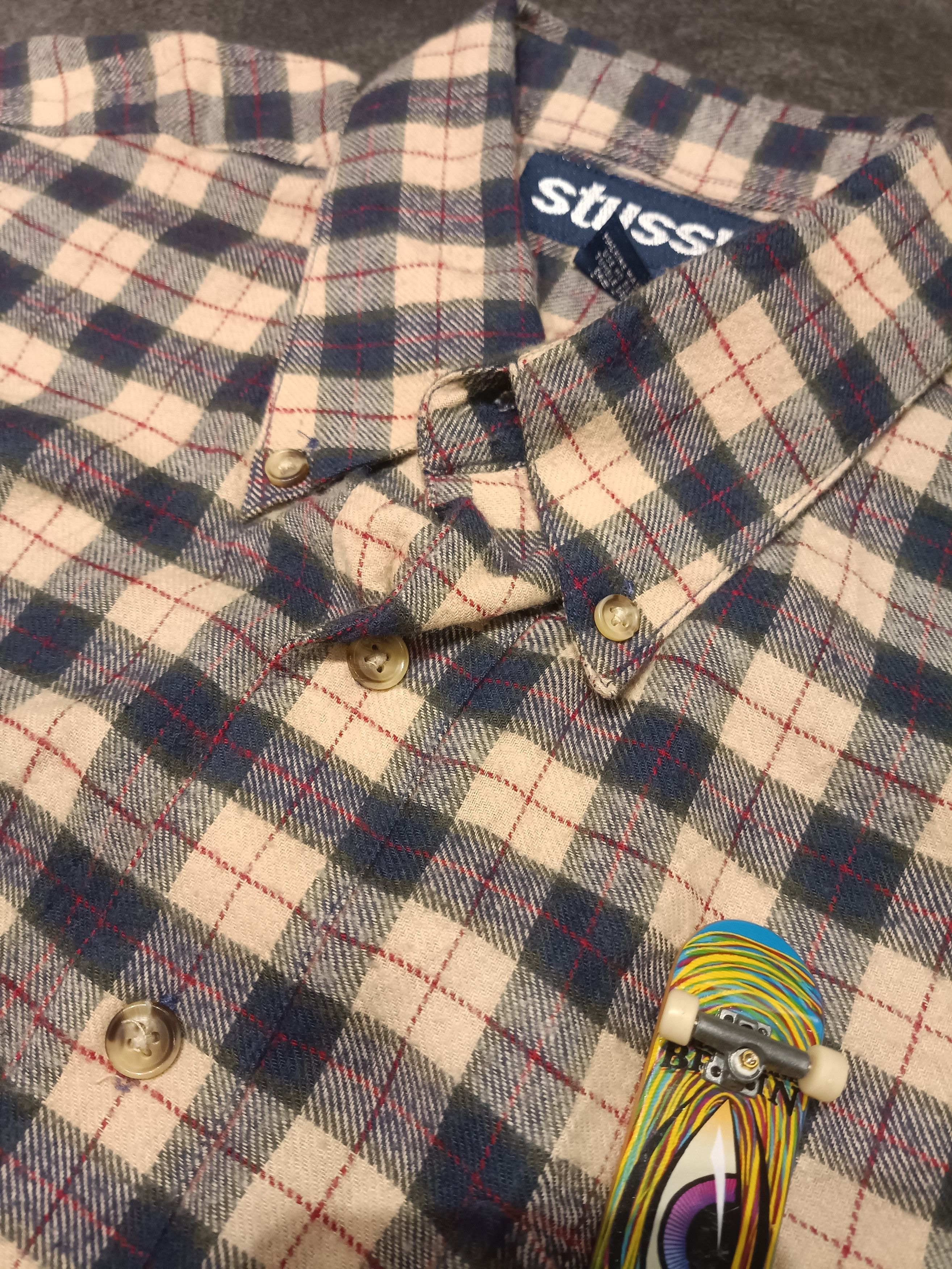 Stussy × Vintage stussy flanel shirt Size US M / EU 48-50 / 2 - 2 Thumbnail