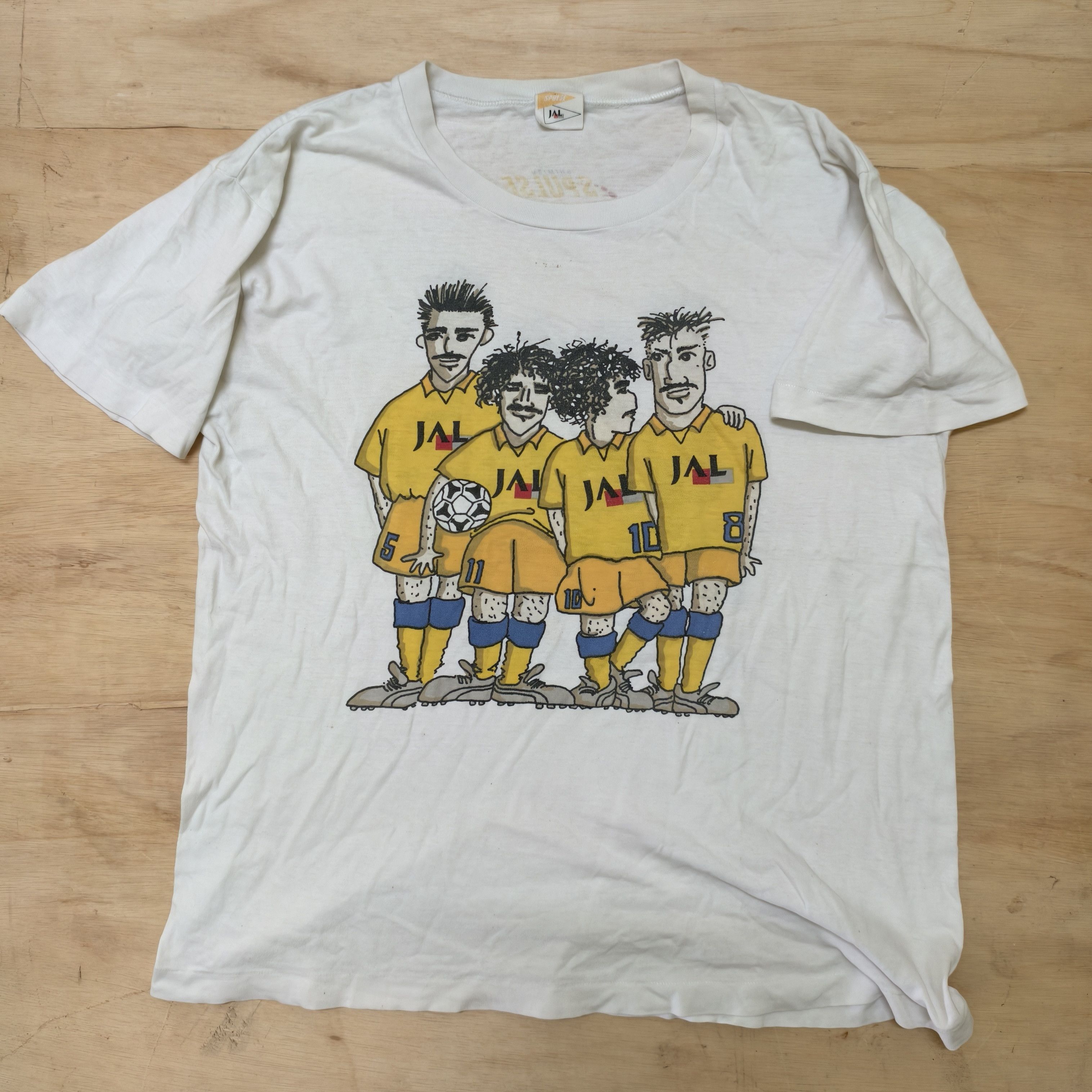Vintage Vintage Shimizu S-Pulse JAL Football T-shirt Size US L / EU 52-54 / 3 - 1 Thumbnail