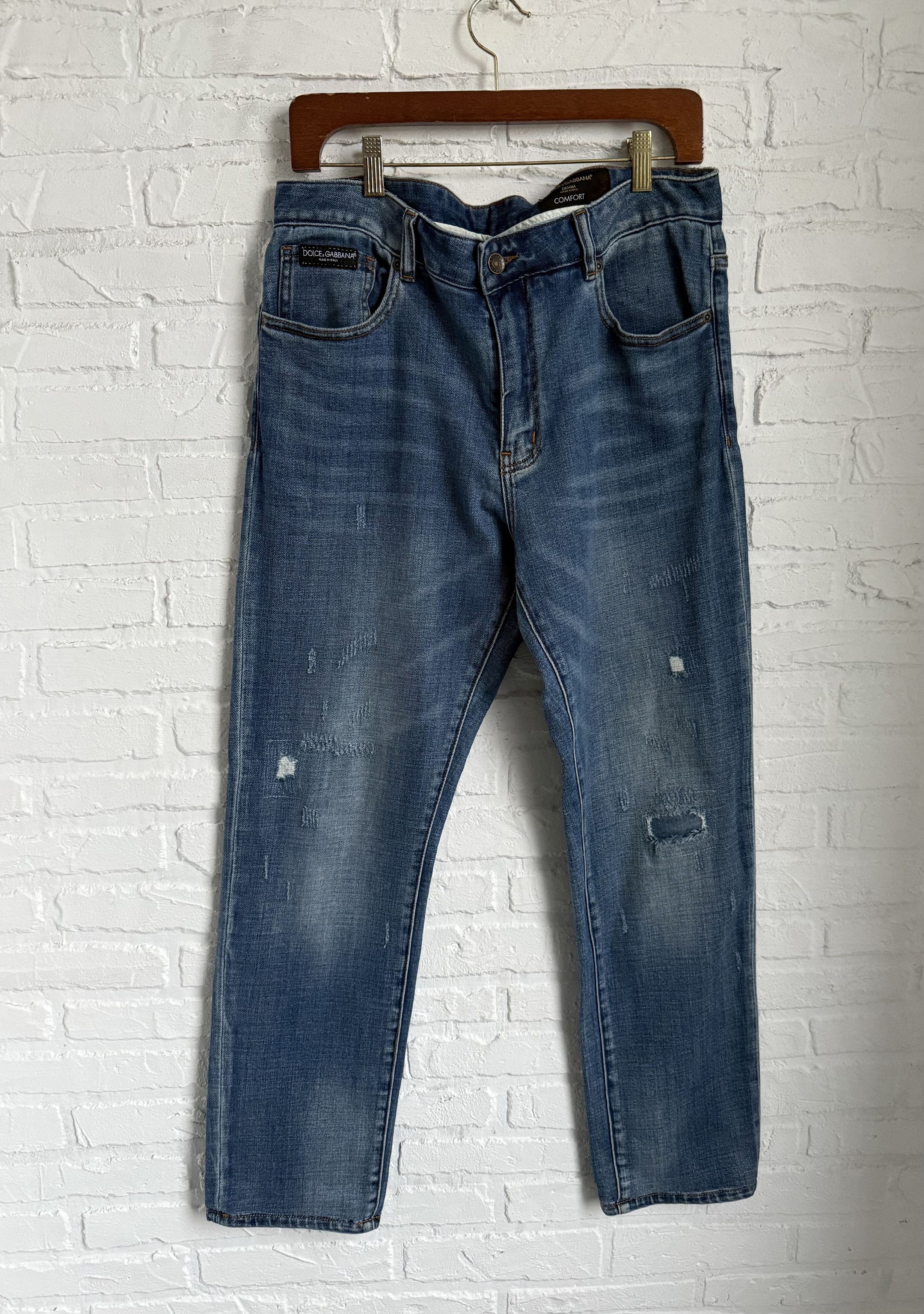 Dolce & Gabbana Dolce & Gabbana ripped distressed punk jeans Size US 38 / EU 54 - 2 Thumbnail