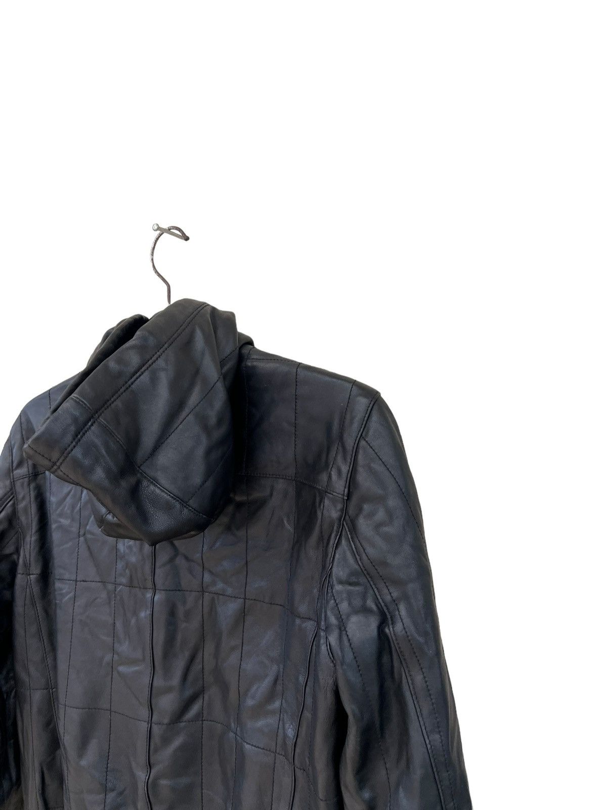 John Varvatos FA/14 John Varvatos Black Sheep Skin Leather Jacket Hoodie Size US S / EU 44-46 / 1 - 16 Thumbnail