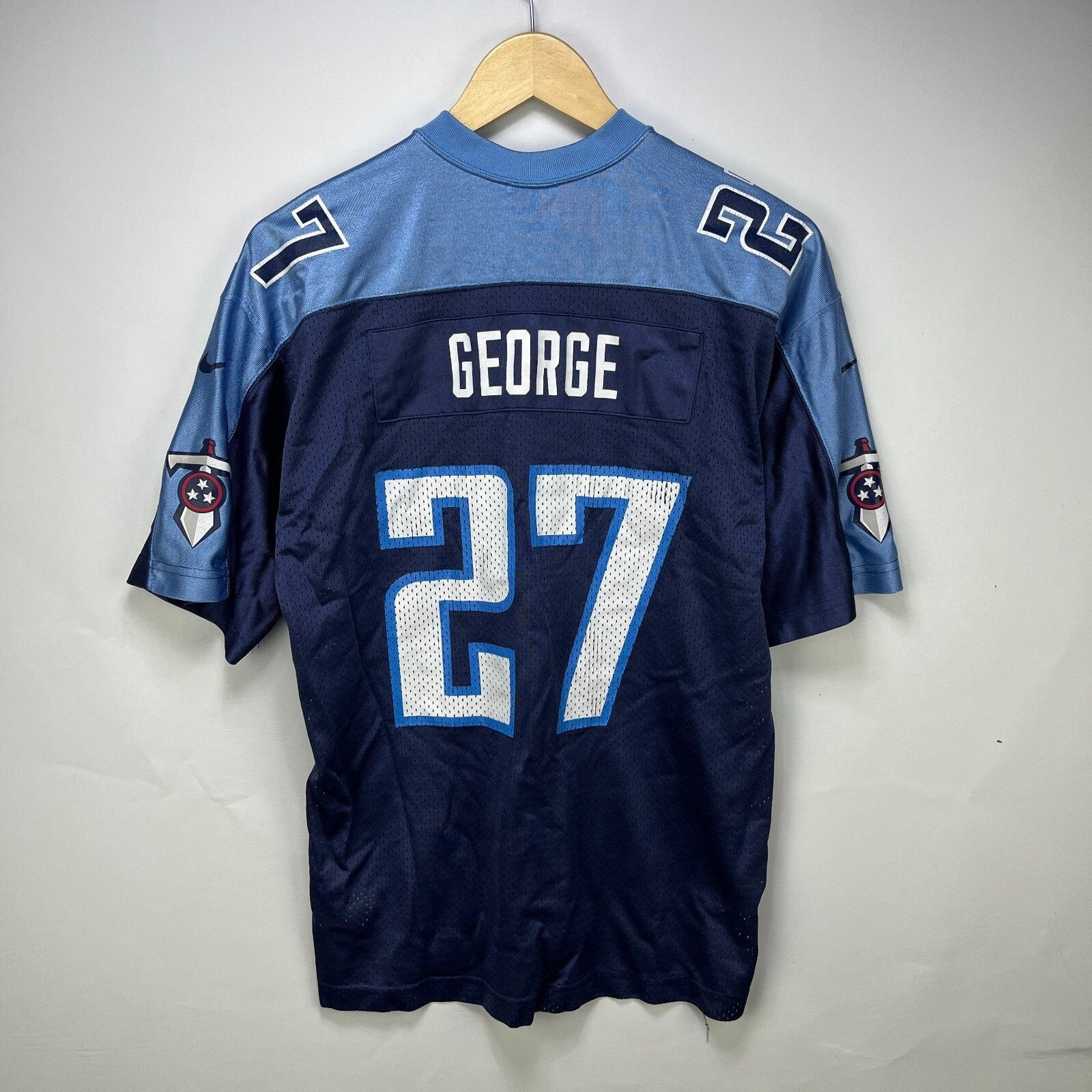 Nike × Vintage Vintage Nike Houston Titans Youth XL Eddie George Tennesee Size US XL / EU 56 / 4 - 8 Thumbnail