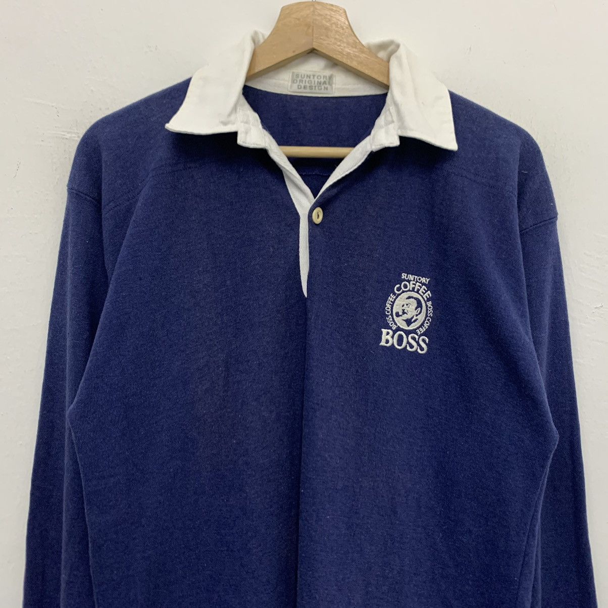 Vintage Suntory Collegiate Rugby Shirt Size US M / EU 48-50 / 2 - 3 Thumbnail