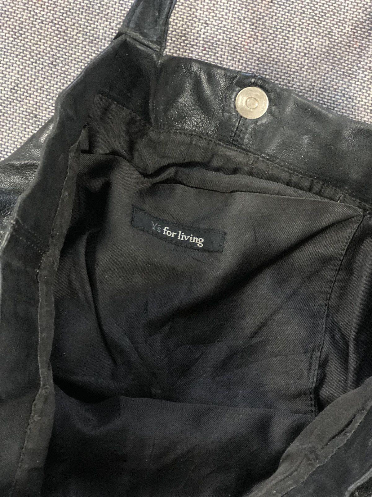 Y's Y’s for living Handle Bag With M&K Yokoya Collection Button Size ONE SIZE - 14 Thumbnail