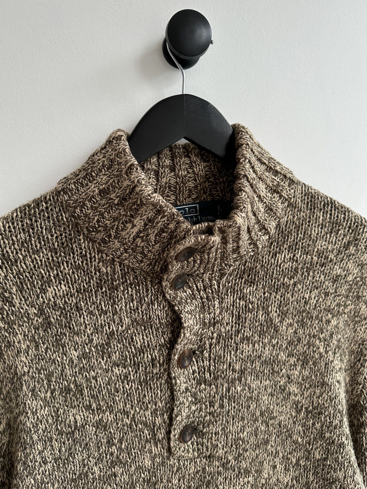 Polo Ralph Lauren Polo Ralph Lauren Knit Henley Sweater Pullover Size US L / EU 52-54 / 3 - 4 Thumbnail