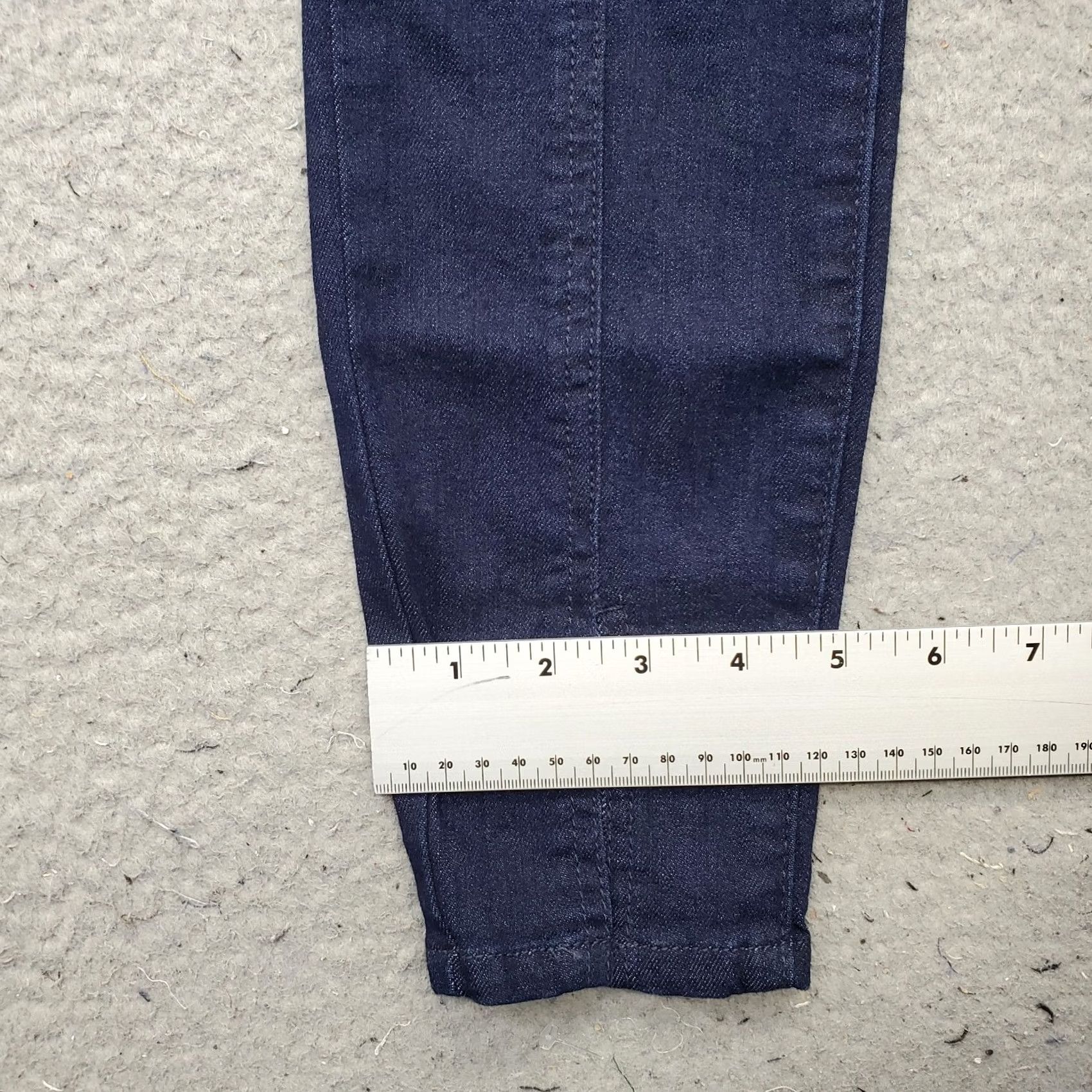 Denime Skinnygirl Sunrise Jeans Womens Size 0 Blue Denim Mid Rise Ankle Slit Skinny Leg Jeans Size 25" / US 0 / IT 36 - 5 Thumbnail