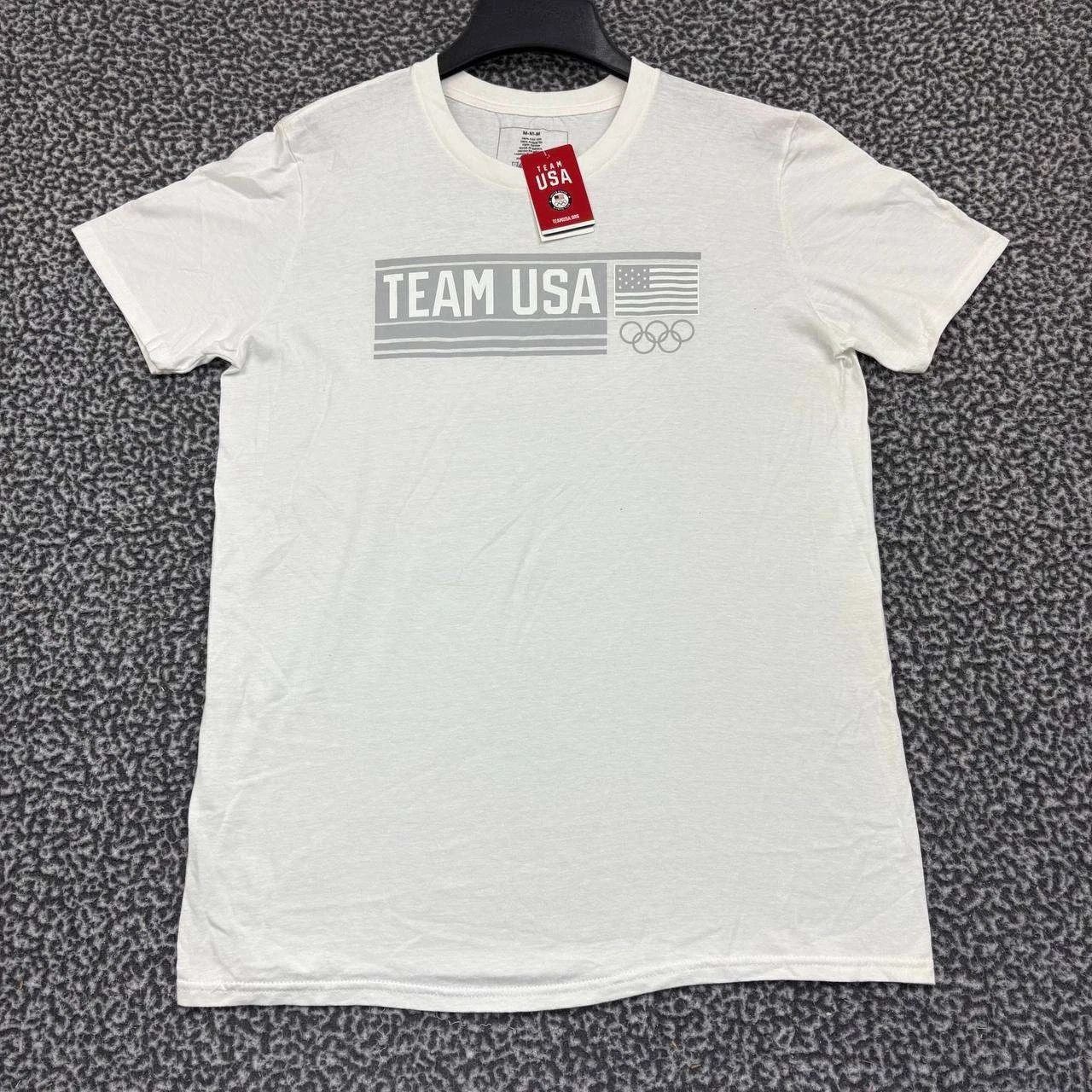 Other Team USA Olympic Shirt Men Short Sleeve Crew Neck Cotton M Size US M / EU 48-50 / 2 - 1 Thumbnail