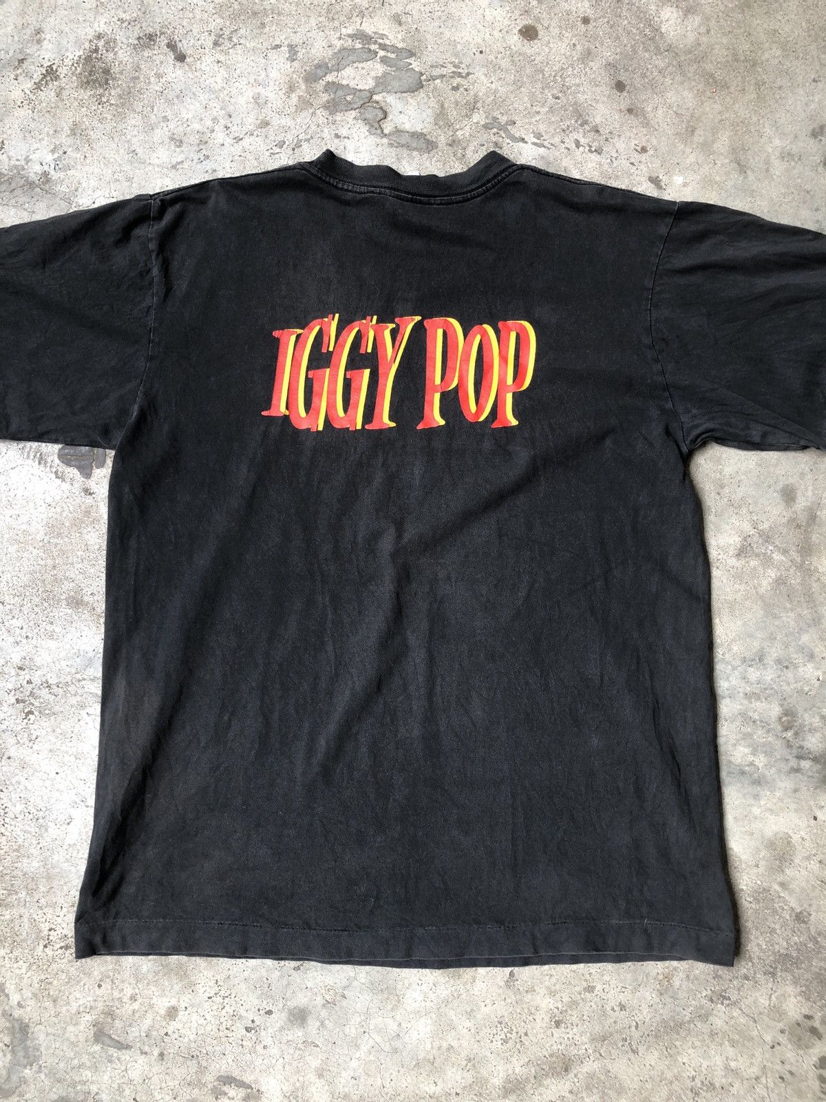 Band Tees × Vintage VINTAGE IGGY POP THE STOOGES BAND T SHIRT Size US L / EU 52-54 / 3 - 6 Thumbnail