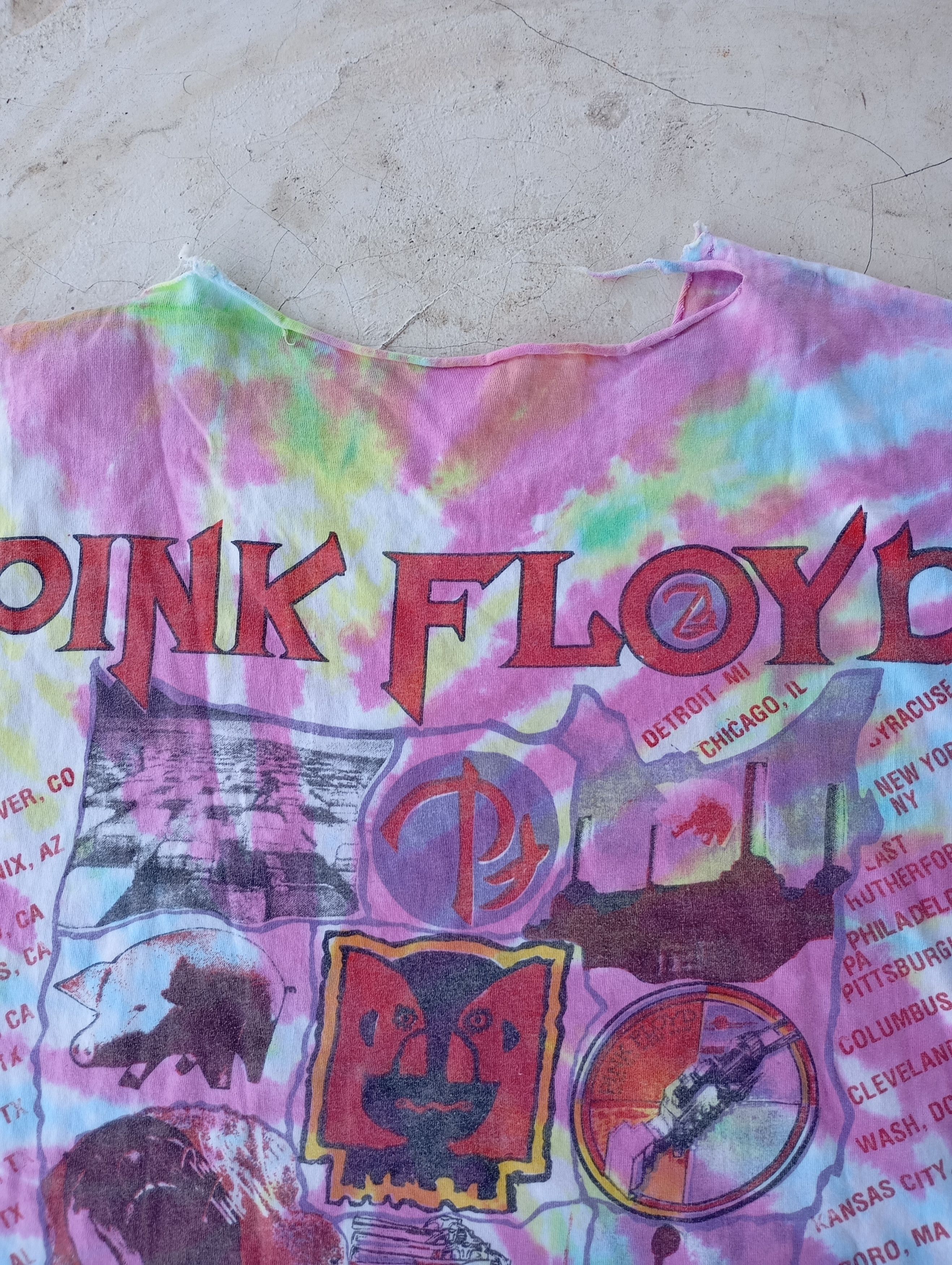Band Tees × Vintage Vintage 1994 Pink Floyd t shirt Size US XL / EU 56 / 4 - 7 Thumbnail