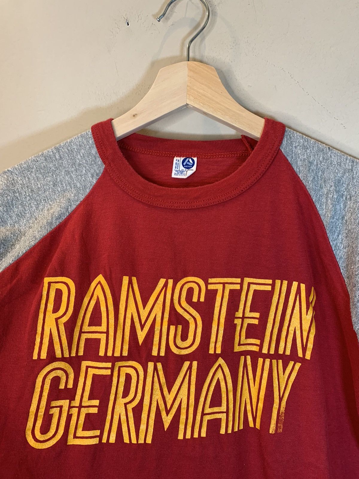 Vintage *RARE* Vintage 1960’s Ramstein Germany Single Stitch T-Shirt Size US L / EU 52-54 / 3 - 2 Thumbnail