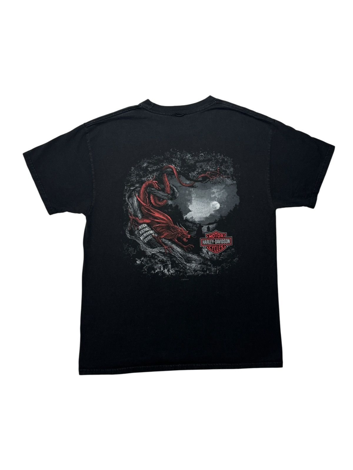 Harley Davidson 2014 Harley Davidson Dragon Tee Shirt Size US L / EU 52-54 / 3 - 1 Thumbnail