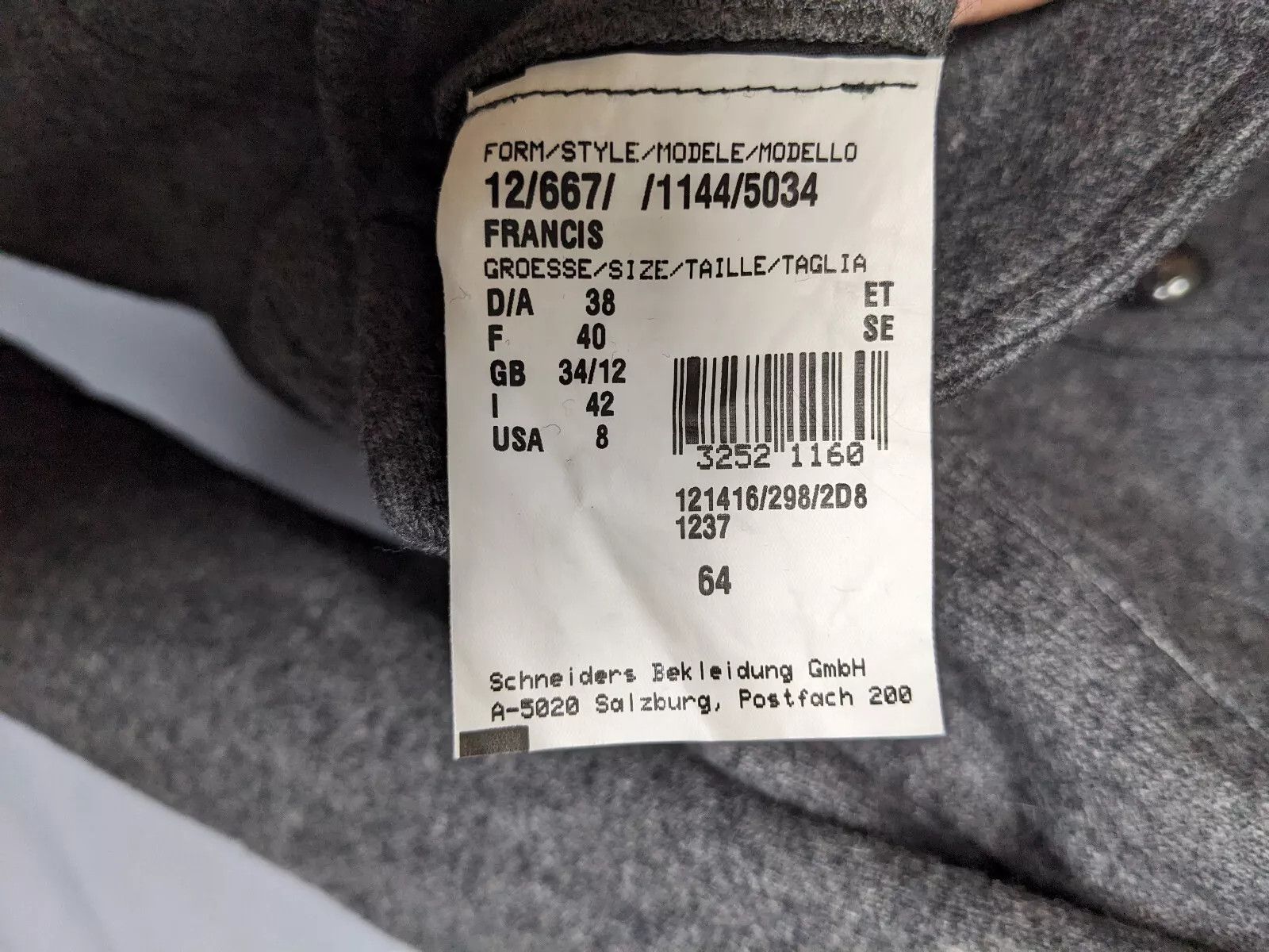 Schneiders Schneider's Womens Wool Coat Jacket US8 Size M / US 6-8 / IT 42-44 - 5 Thumbnail