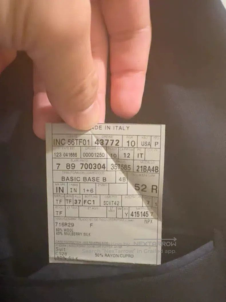 Tom Ford Tom Ford Single-breasted suit Size 52R - 3 Thumbnail