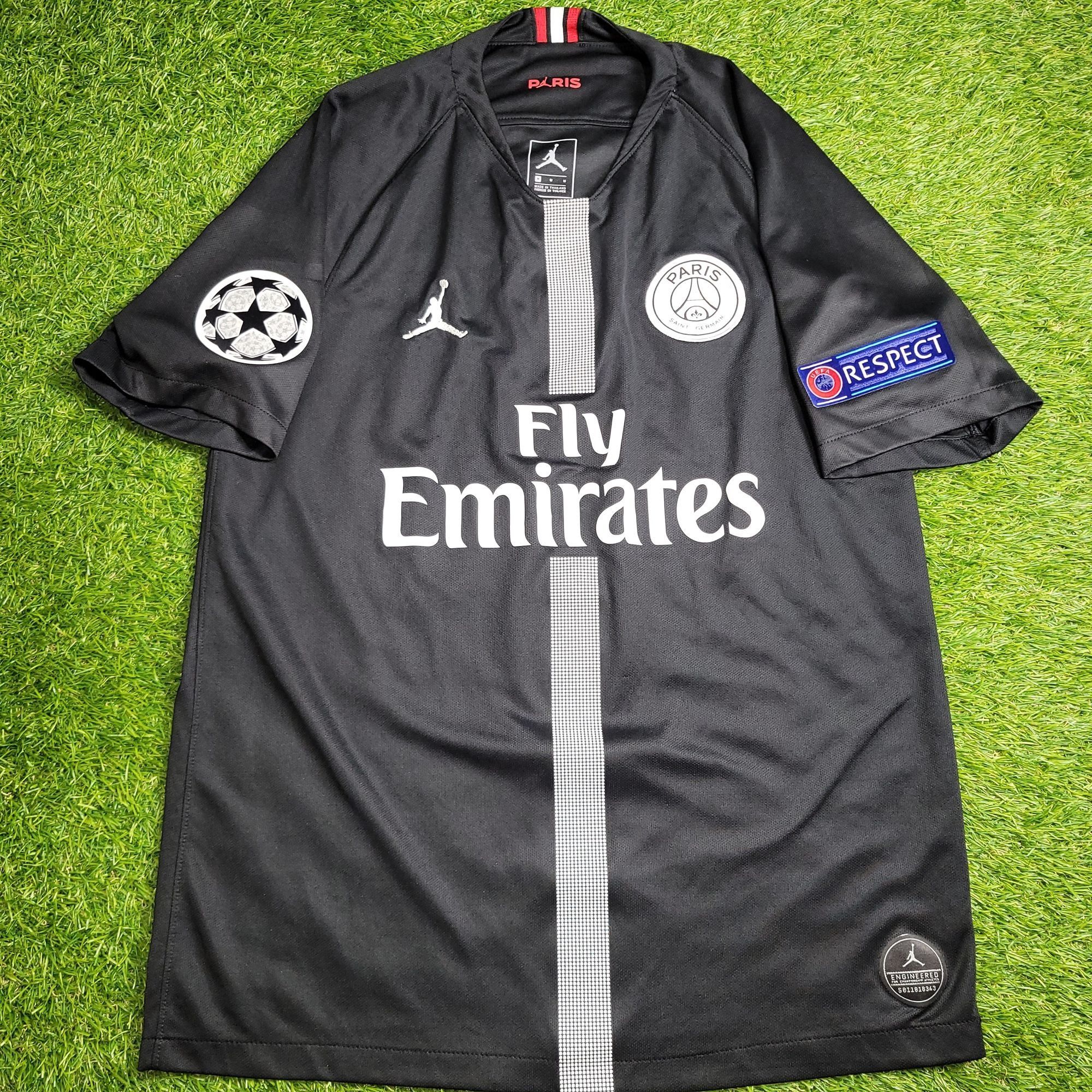 Jordan Brand Mbappe Psg JORDAN 2018 2019 Third Soccer Jersey M Size US M / EU 48-50 / 2 - 2 Thumbnail