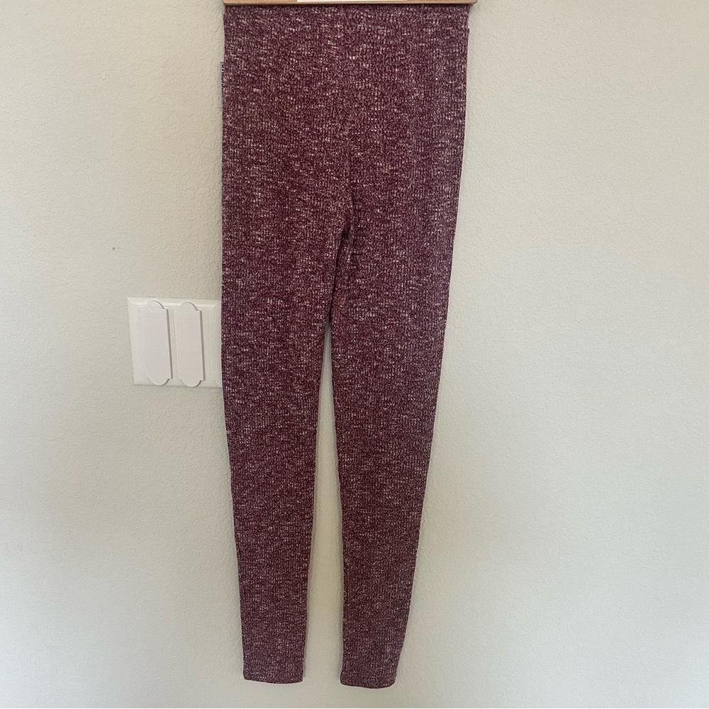 Gymshark GYMSHARK Slounge Jogger Lounge Pants Deep Plum Marl Size XS Size 26" / US 2 / IT 38 - 8 Thumbnail