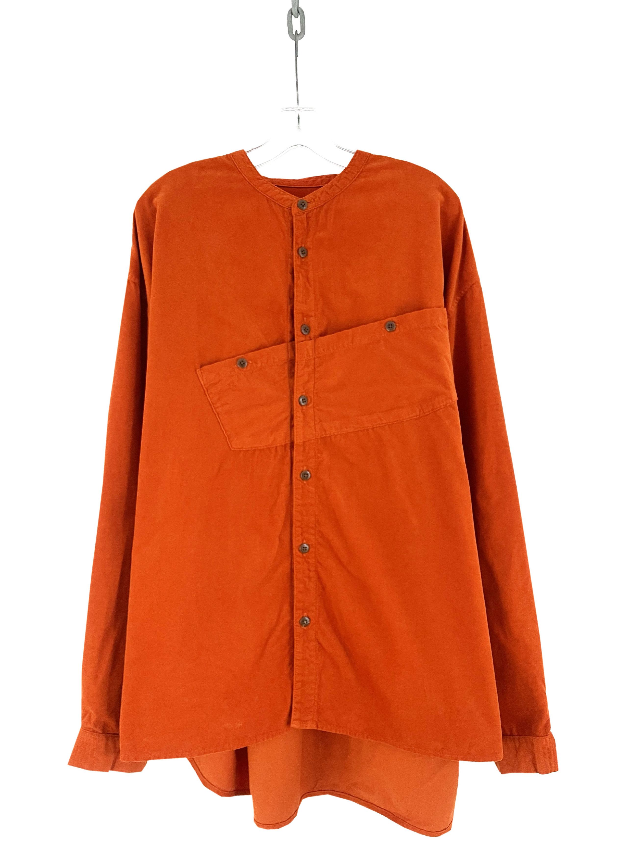 Image of Kapital Corduroy Buttonup in Orange, Men's (Size 2XL)