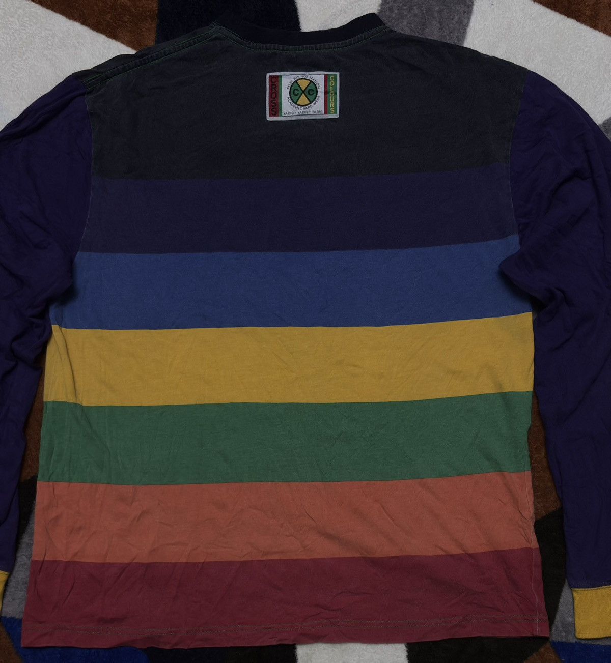 Cross Colours Vintage Cross Colours Stripe Shirt Size US M / EU 48-50 / 2 - 9 Thumbnail
