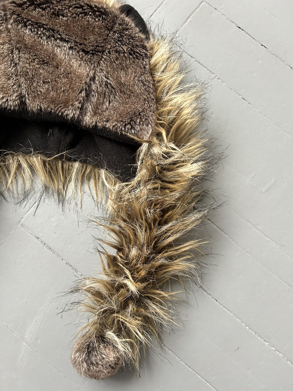 Japanese Brand Faux fur ushanka hat vintage Size ONE SIZE - 3 Thumbnail