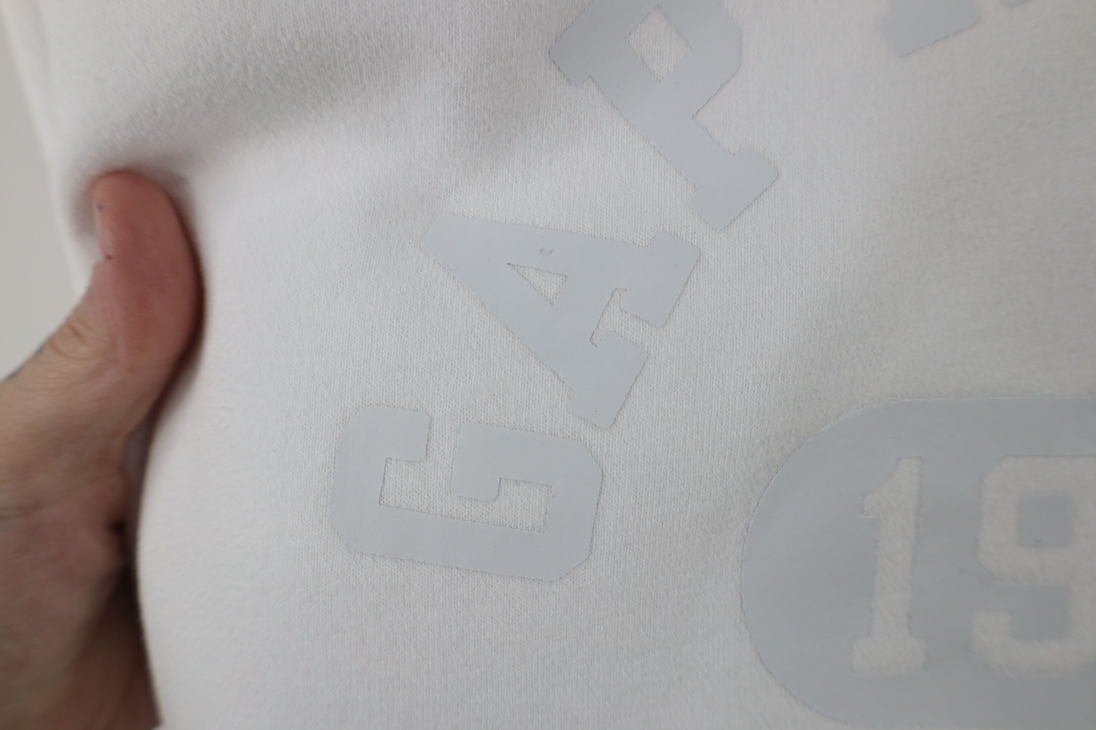 Gap × Vintage Vintage 90s Y2K Gap Athletic Spell Hoodie Sweatshirt White Size US L / EU 52-54 / 3 - 5 Thumbnail
