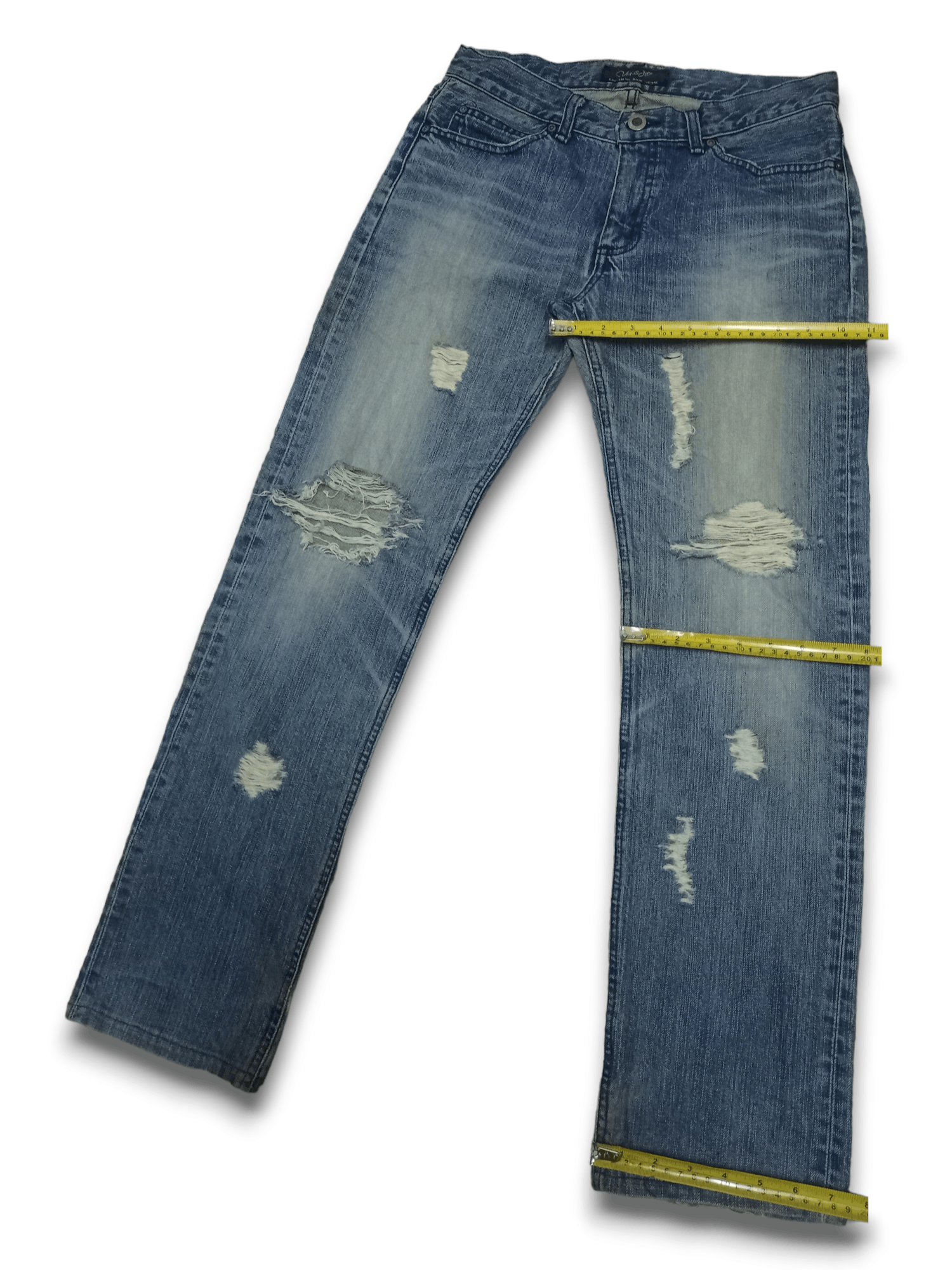 Edwin Vintage Japanese EDWIN Distressed Jeans Size 29 Size US 29 - 11 Thumbnail