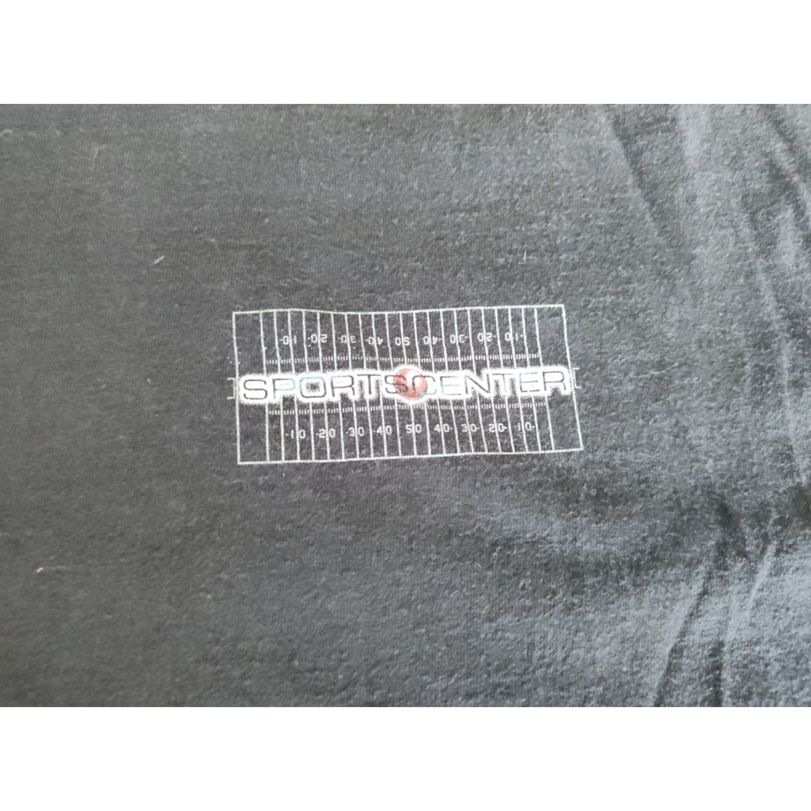 Spell VINTAGE ESPN Men's T-Shirt 2XL Black Short Sleeve Crew Neck Sports Logo Classic Tee Size US XXL / EU 58 / 5 - 4 Thumbnail