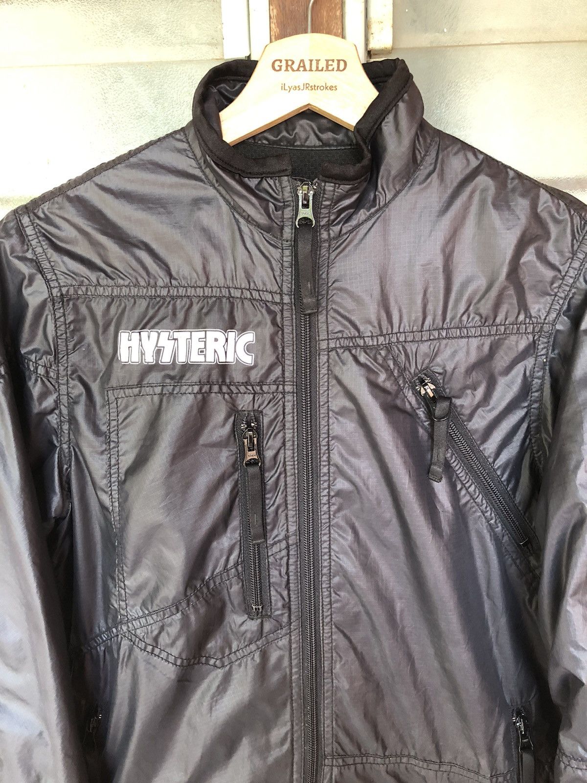 Hysteric Glamour Vintage Hysteric Glamour Nylon Khaki Jacket Rare Size US S / EU 44-46 / 1 - 3 Thumbnail