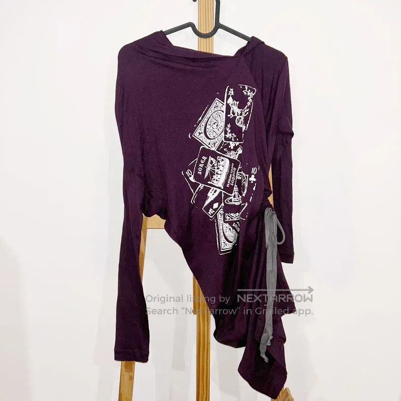 Vivienne Westwood Vivienne Westwood Poker print irregular T-shirt dress, wit Size M / US 6-8 / IT 42-44 - 3 Thumbnail