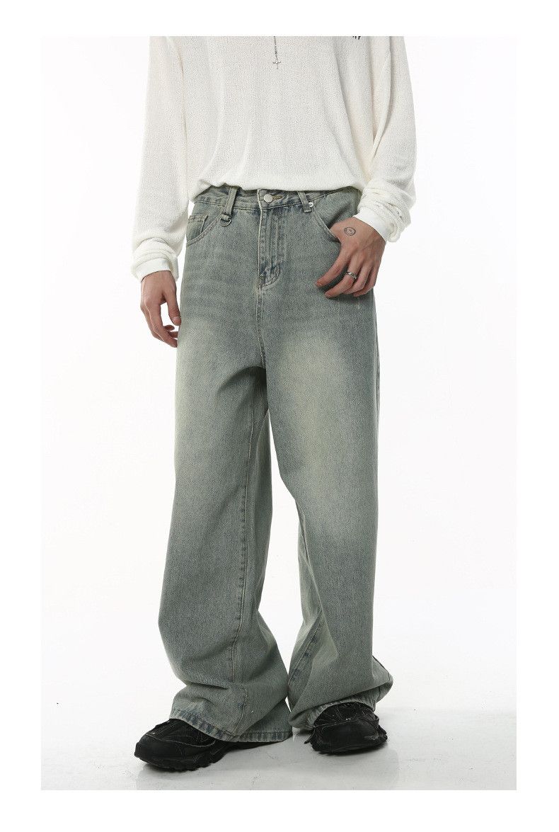 Japanese Brand × Jean Japanese retro loose wide-leg trendy casual jeans Size US 32 / EU 48 - 2 Thumbnail