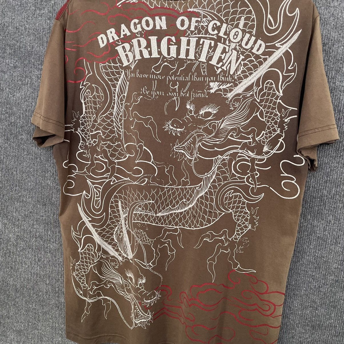 Affliction × If Six Was Nine × Japanese Brand Space Opera Sukajan Karakuri Ed Hardy Affliction Sunfaded T Size US L / EU 52-54 / 3 - 2 Thumbnail