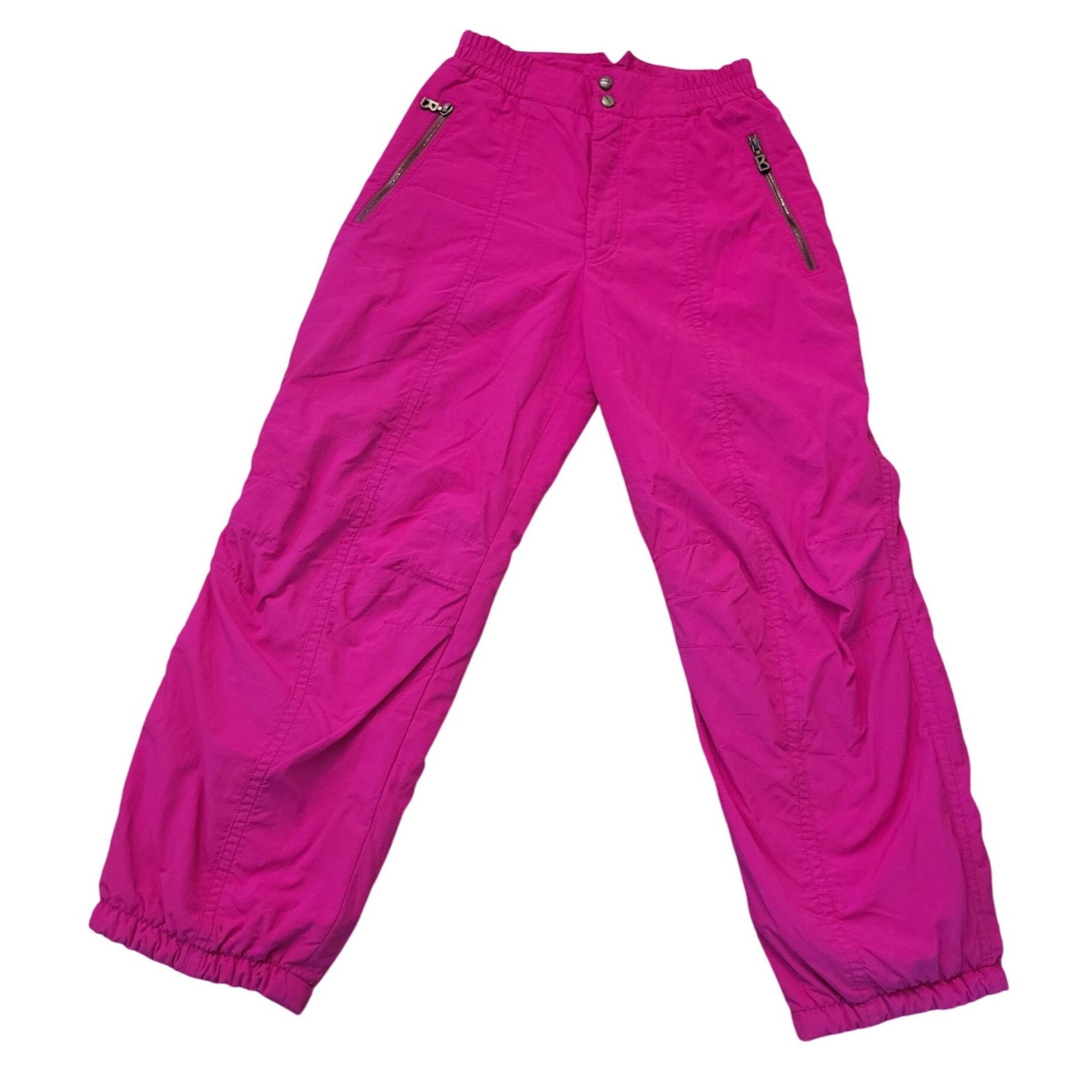 Bogner Vintage Bogner Pink Ski Pants Zipper Pockets Elastic Cuffs 1 Size 34" / US 12 / IT 48 - 1 Thumbnail