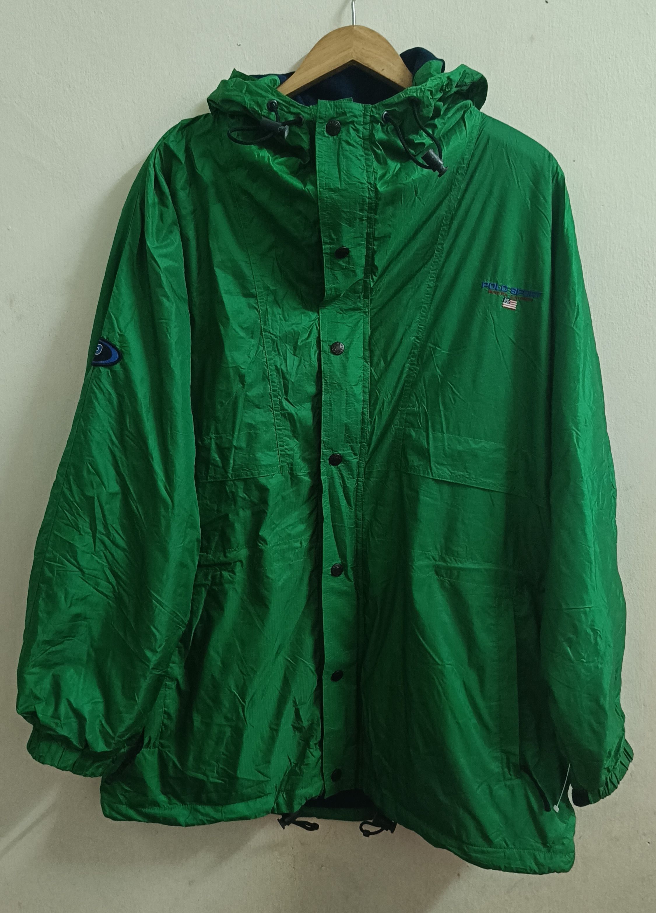 Polo Ralph Lauren 🔥🔥Rare Vintage 90s Polo RL Sport Windbreaker Jacket Size US L / EU 52-54 / 3 - 1 Thumbnail