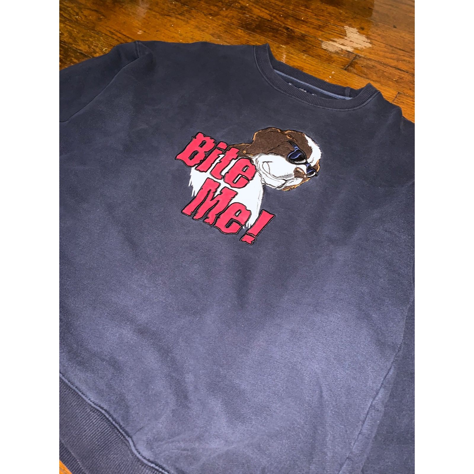 Big Dogs Big Dogs Bite Me Sweatshirt Navy Small Size US S / EU 44-46 / 1 - 3 Thumbnail