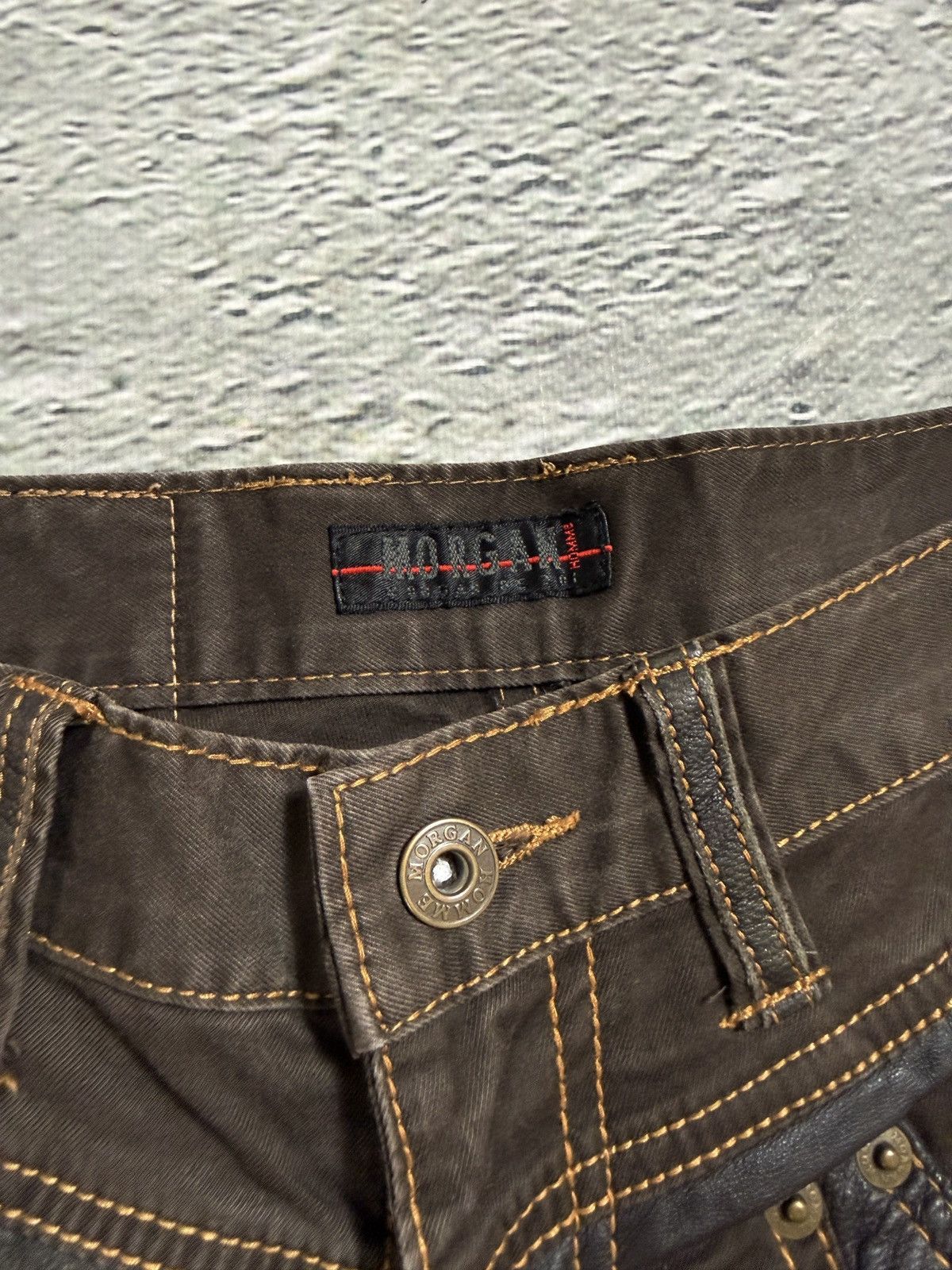 Morgan Homme Morgan Homme Y2K jeans flared brown Size 28" / US 6 / IT 42 - 3 Thumbnail