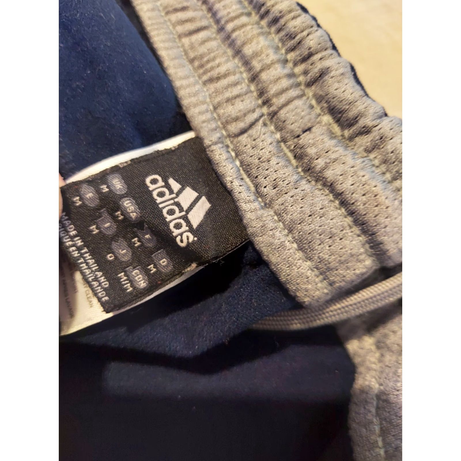 Adidas adidas Pants Mens M Medium Navy Blue Athletic Sweatpants Gym Workout Activewear blue M Mens Size US 31 - 6 Thumbnail