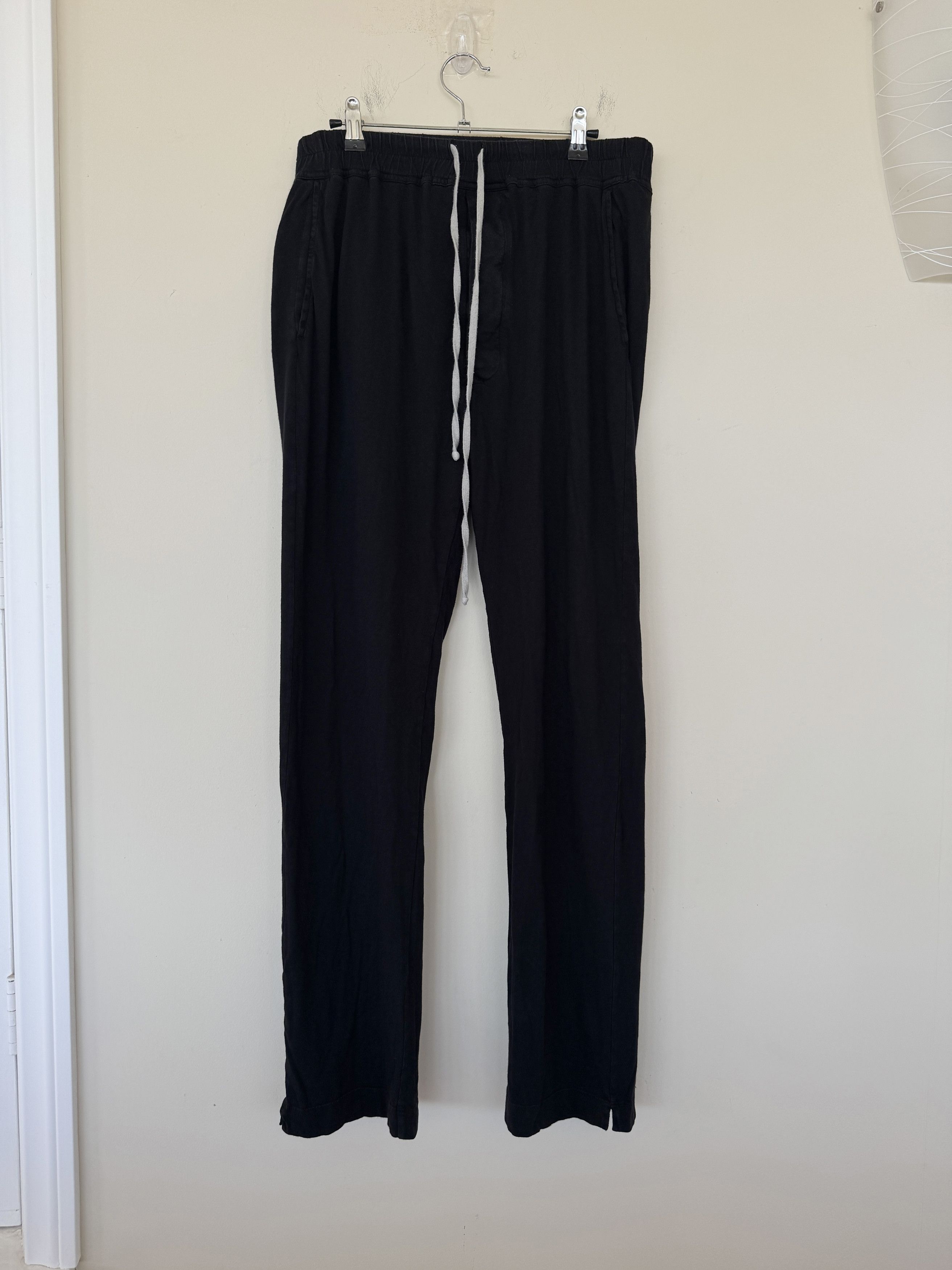 Rick Owens Drkshdw Rick Owens Black Lounge Pant Size US 32 / EU 48 - 1 Thumbnail