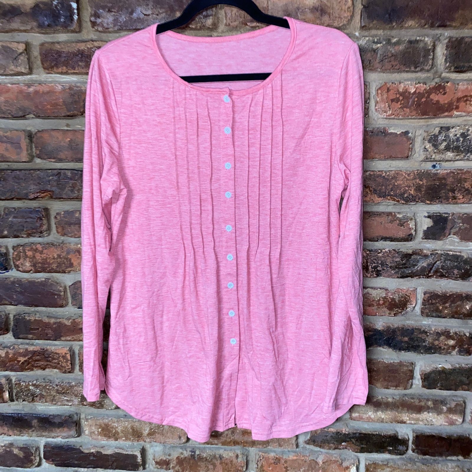 Other Red White Static Long Sleeve Button Down Shirt Size Medium Size M / US 6-8 / IT 42-44 - 1 Thumbnail