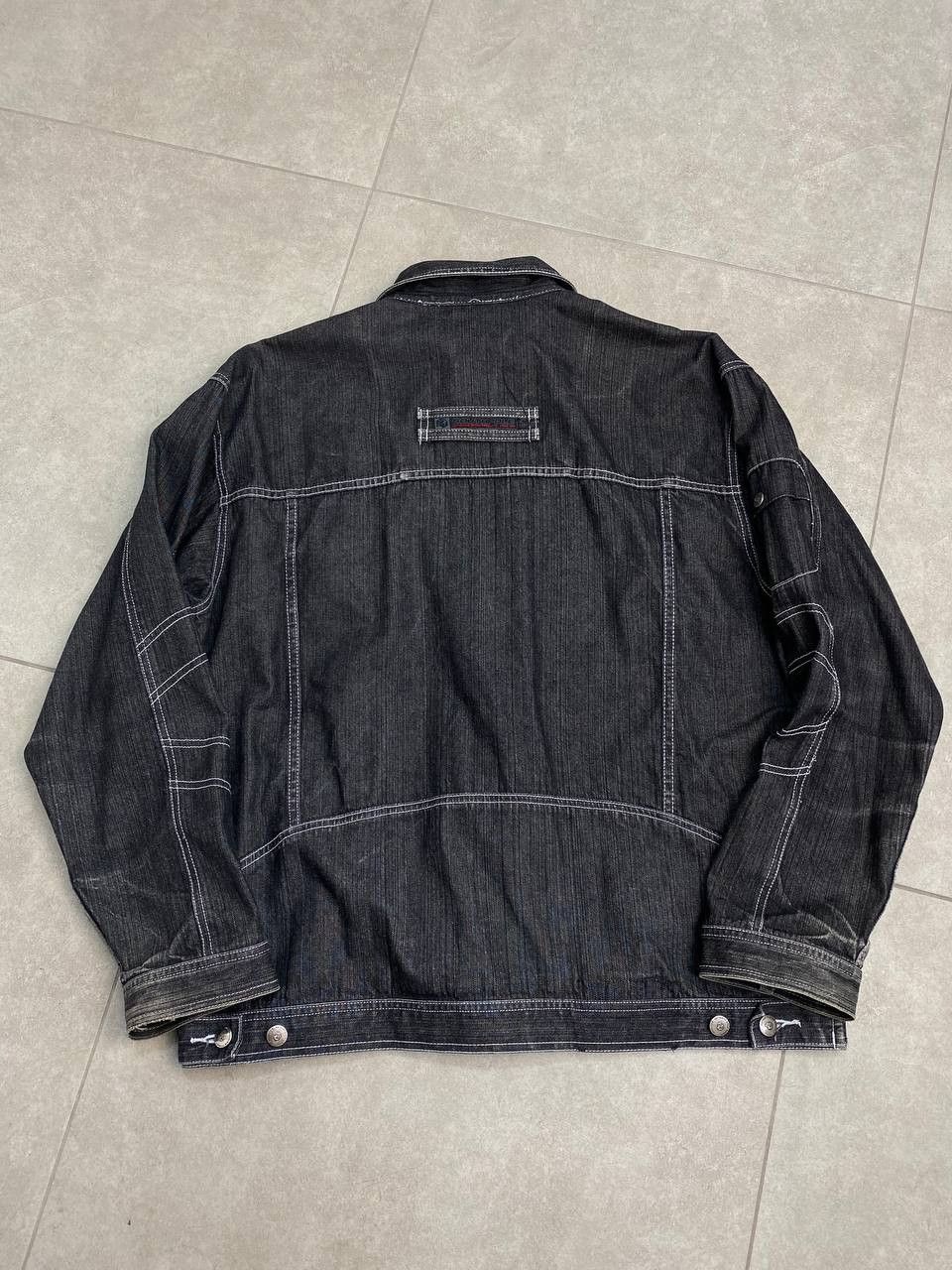 Southpole Vintage South Pole Washed Denim Pocket Zip Jacket Size US XL / EU 56 / 4 - 3 Thumbnail