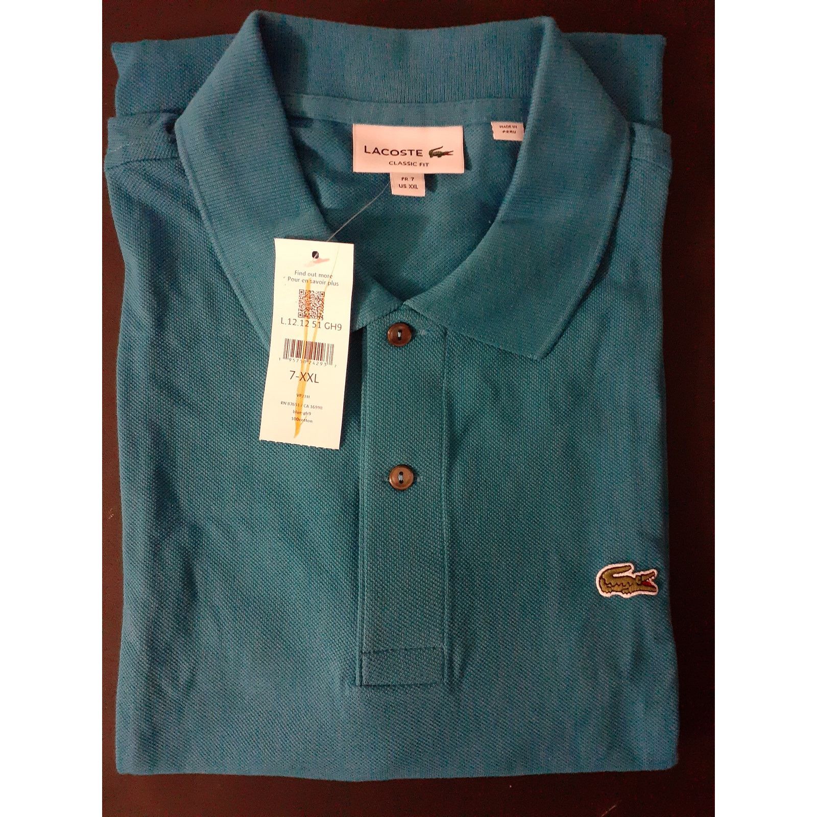 Lacoste Lacoste Mens Legacy Short Sleeve Polo Shirt, Gange, XX-Large Size US XXL / EU 58 / 5 - 3 Thumbnail