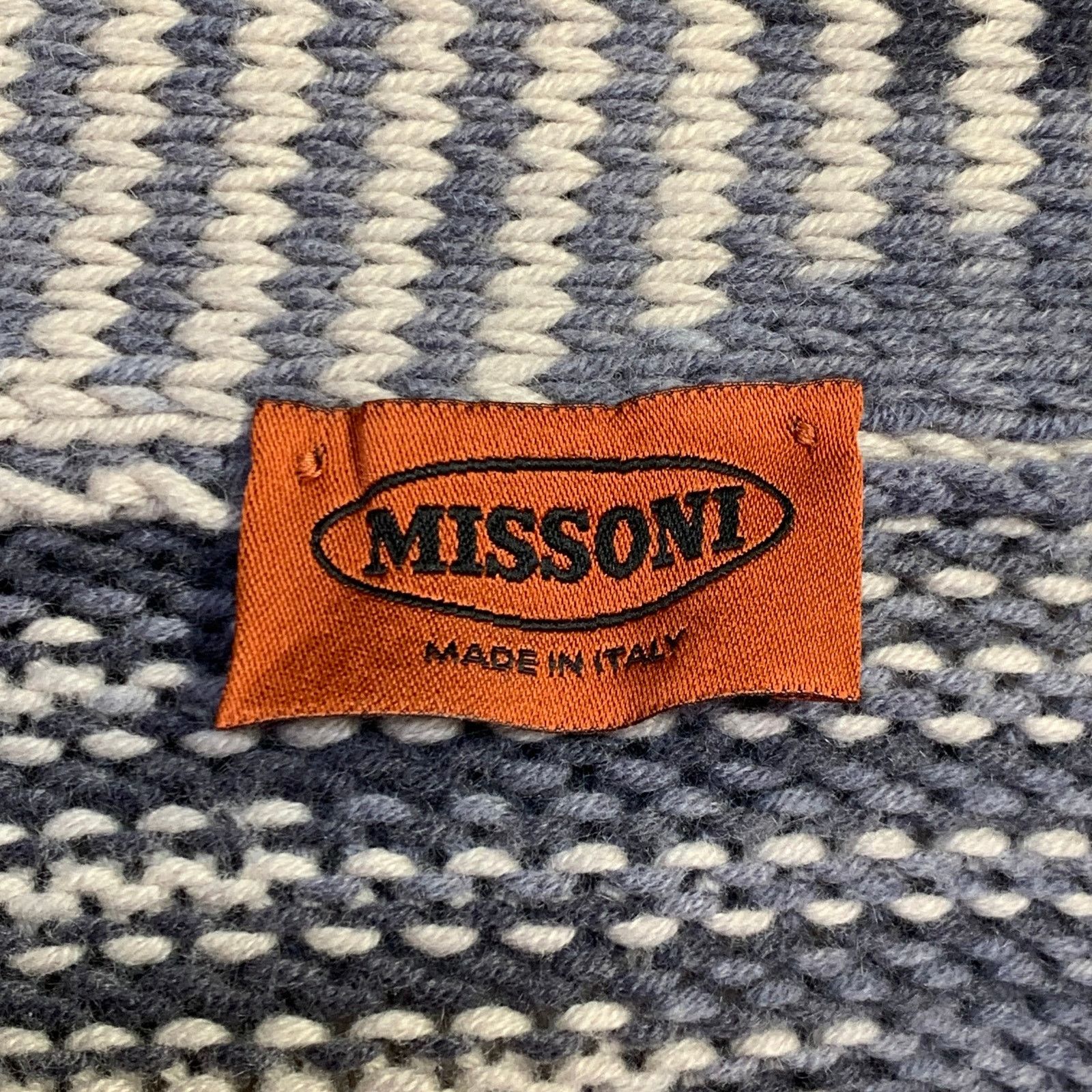 Missoni Grey Black White Cashmere Wool Stripe Open Front Cardigan Size M / US 6-8 / IT 42-44 - 5 Thumbnail