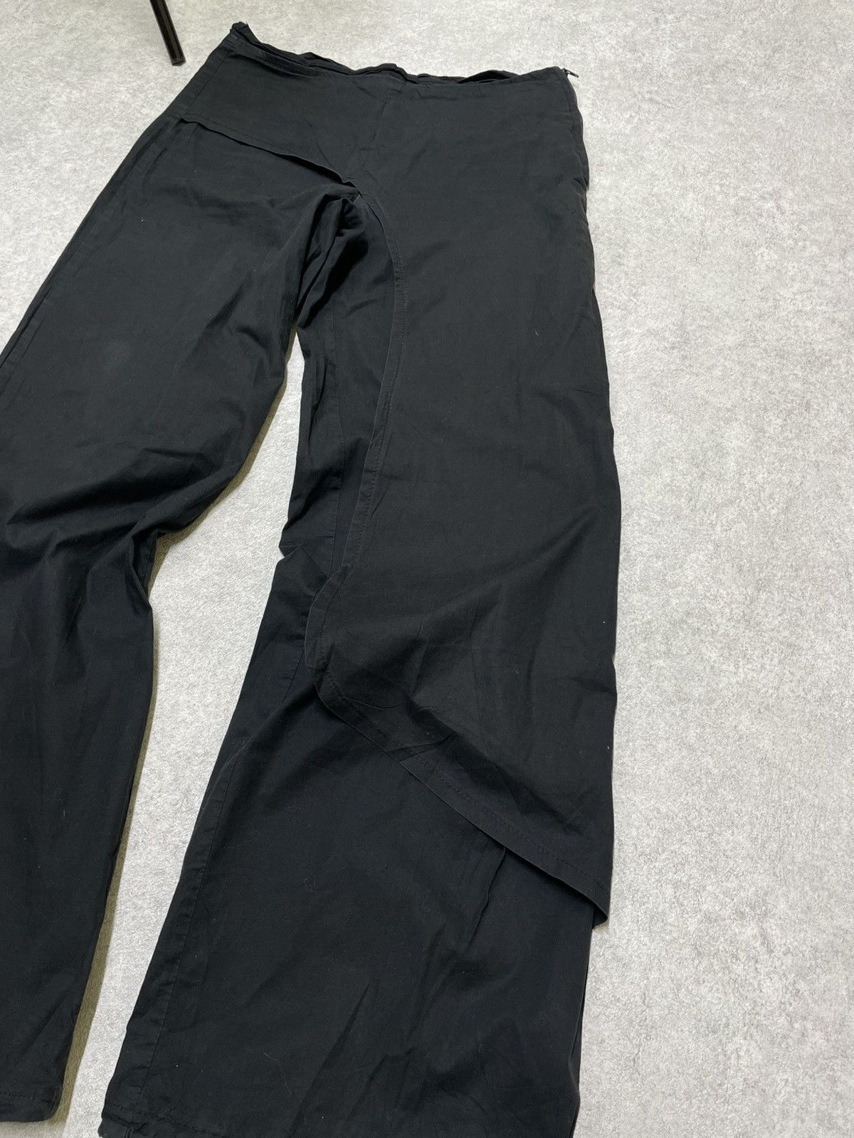 If Six Was Nine × Japanese Brand × Le Grande Bleu (L.G.B.) Y's LGB Y2K Asymmetric Wide-Leg Pants With Adjustable Hem Size US 32 / EU 48 - 13 Thumbnail
