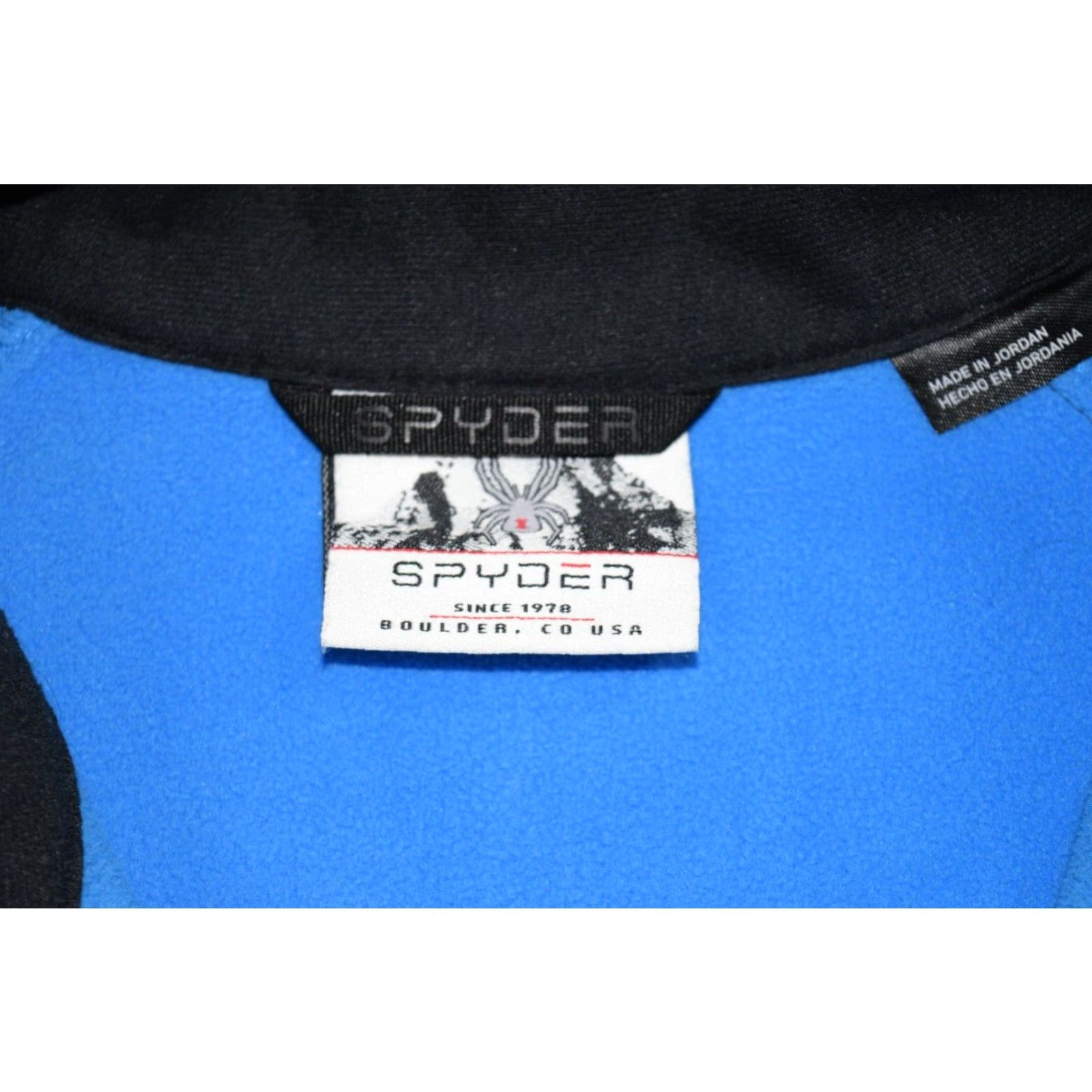 Spyder SPYDER Mens Outbound 1/4 Zip Pullover Sweater XL Fleece Lined Soft Knit Blue Logo Casual Travel Hiking Skiing Walking Mens Size US XL / EU 56 / 4 - 6 Thumbnail