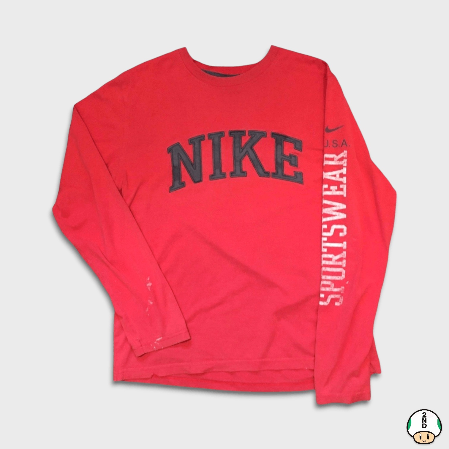 Nike Nike Sportswear Long Sleeve T Shirt USA Sports Spell Out Tee Size US L / EU 52-54 / 3 - 1 Thumbnail