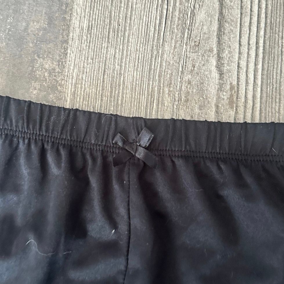 Other spooky night black plain pajama shorts Size 28" / US 6 / IT 42 - 2 Thumbnail