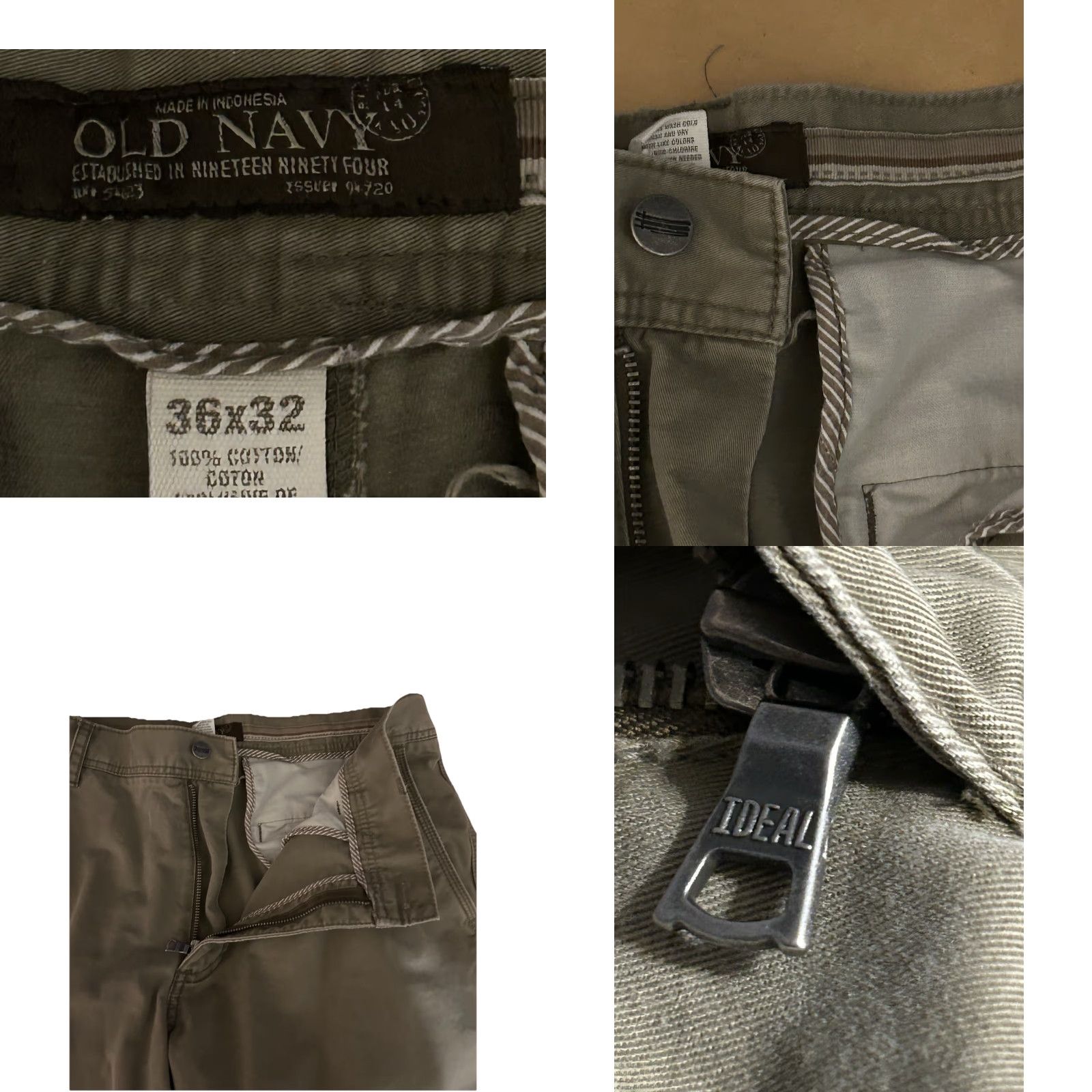 Old Navy VINTAGE Old Navy Chino Pants Mens 36x31 Bootcut Tan Khaki Cotton Knit Slim Regular Pockets Slacks Work Casual Business Wedding Size US 36 / EU 52 - 9 Thumbnail