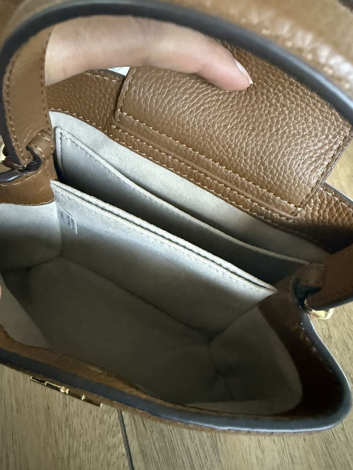 Tory Burch New Tory Burch Britten Mini Satchel & cardholder In Moose Size ONE SIZE - 4 Thumbnail