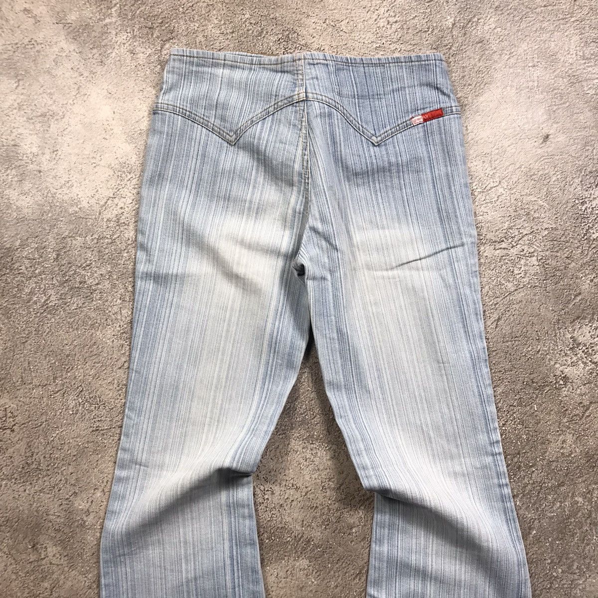 Vintage Vintage 90s Japan Baggy Wide Leg Distressed Jeans Grunge 28 Size 28" / US 6 / IT 42 - 5 Thumbnail
