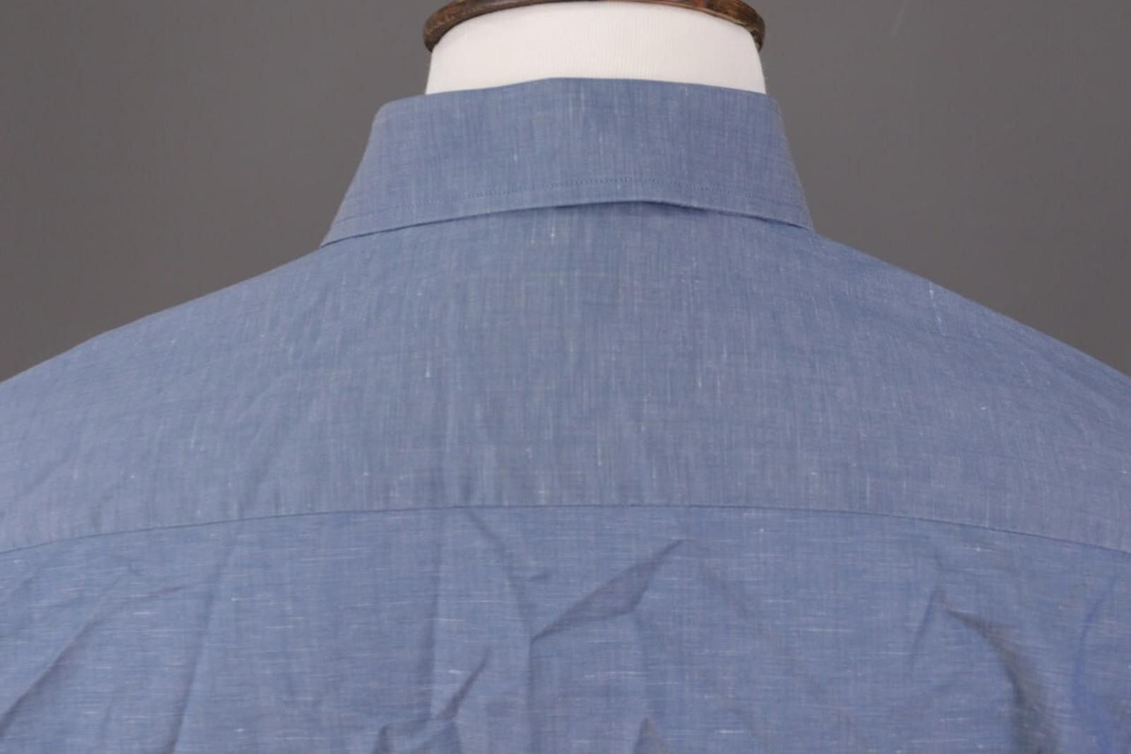 Eton Eton Blue Contemporary Wr Free Cotton Shirt Size 42 / 16 Size US M / EU 48-50 / 2 - 11 Thumbnail