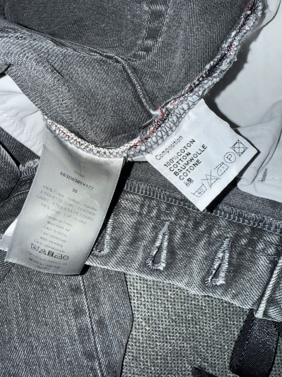 Dior Dior Homme Selvedge Denim charcoal Size US 30 / EU 46 - 5 Thumbnail