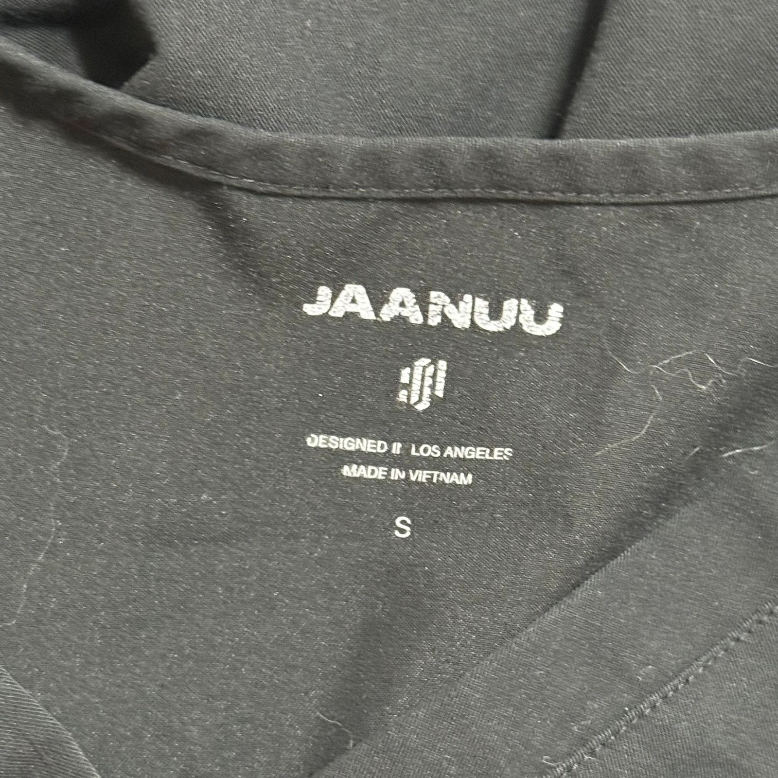 Other Jaanuu V-Neck Black Scrub Top | Sz S Size S / US 4 / IT 40 - 6 Thumbnail