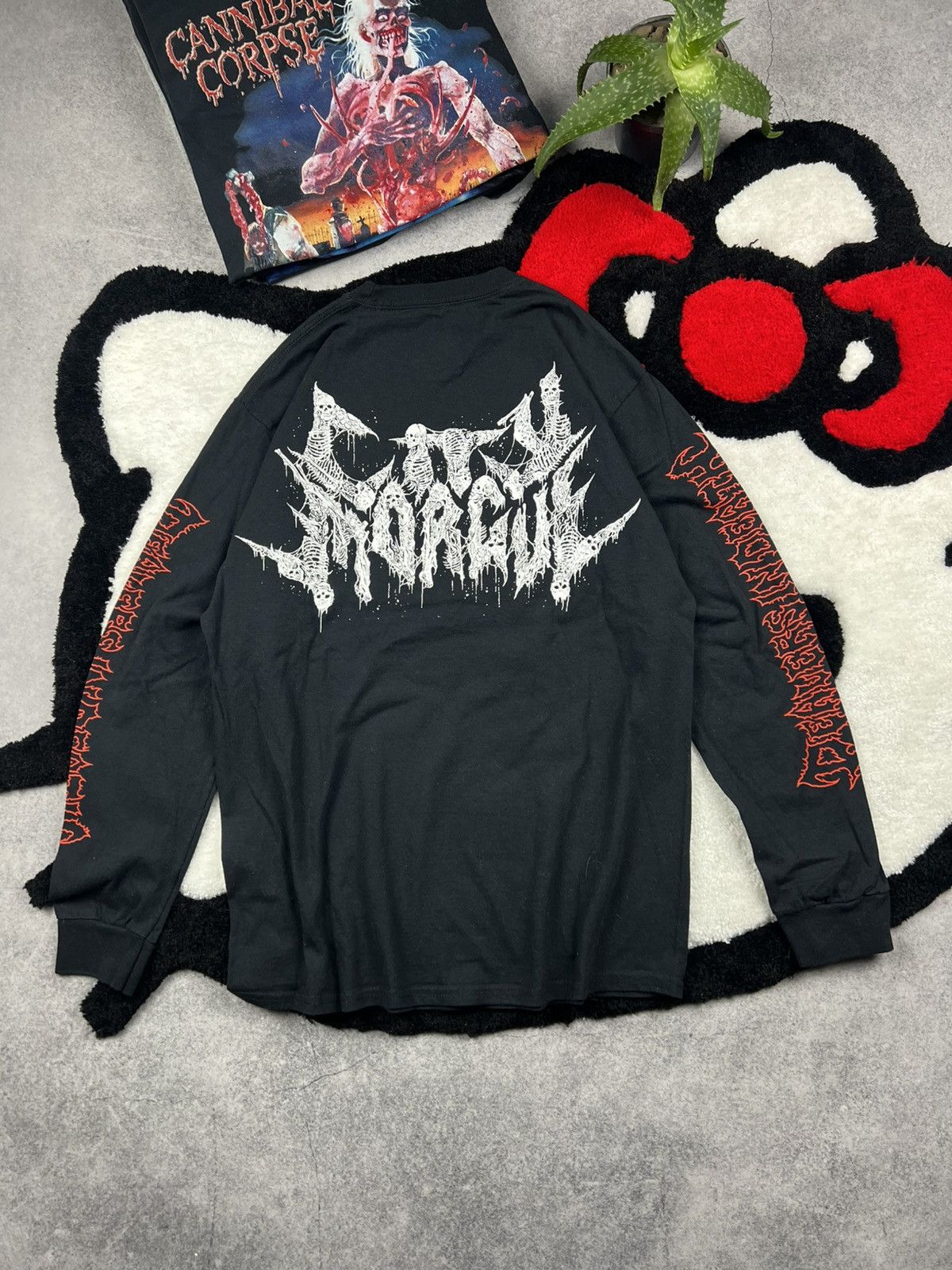 City Morgue City Morgue Rhinestones Skulls Grunge Dead Long Sleeve Size US M / EU 48-50 / 2 - 8 Thumbnail