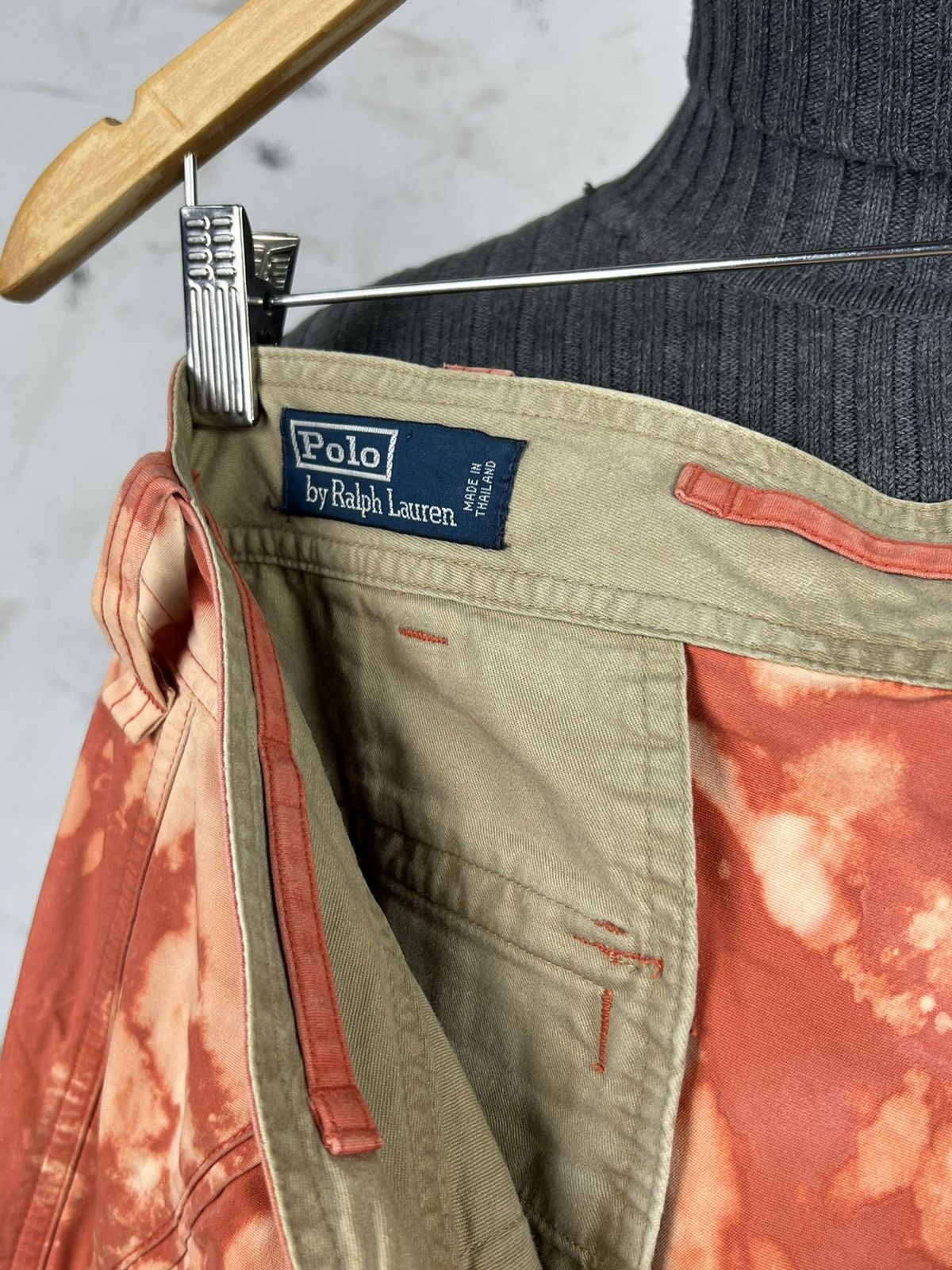 Polo Ralph Lauren Vintage Polo Ralph Lauren Custom Camo Cargo Pants L - XL 36 Size US 36 / EU 52 - 13 Thumbnail